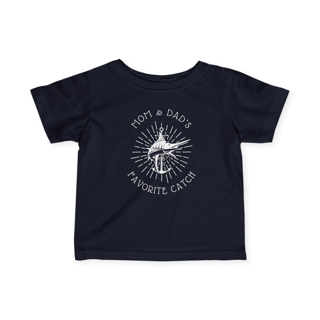 Mom and Dad's Favorite Catch | Baby Fishing Shirts