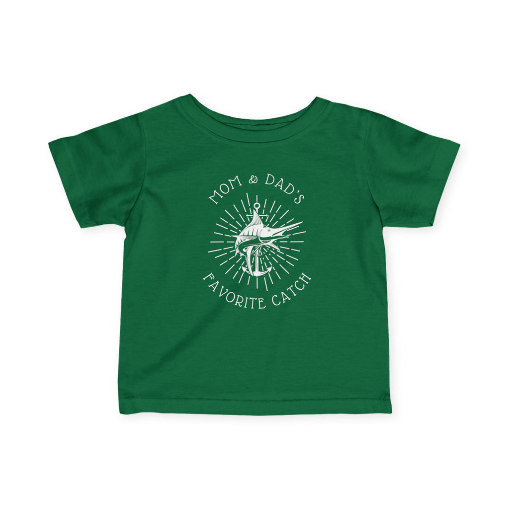 Mom and Dad's Favorite Catch | Baby Fishing Shirts