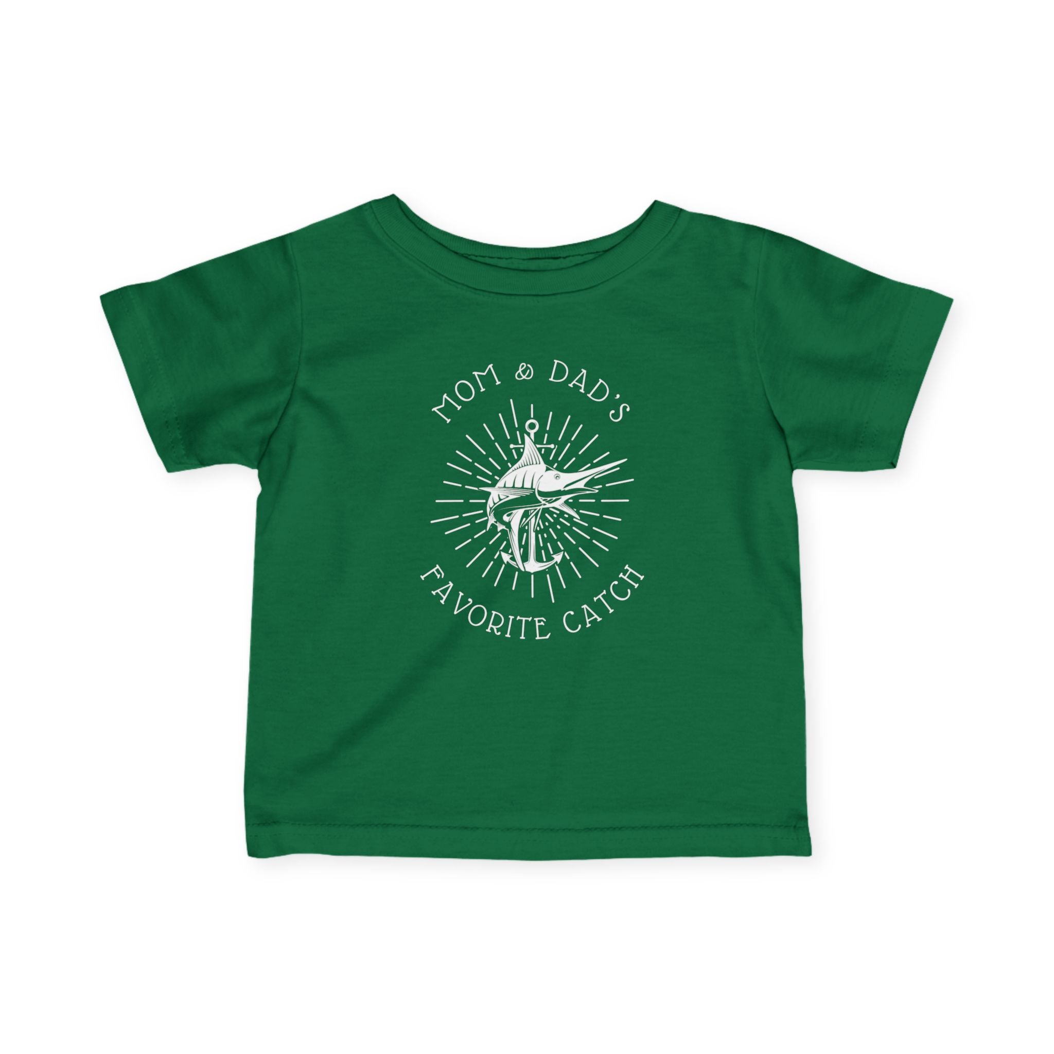 Mom and Dad's Favorite Catch | Baby Fishing Shirts