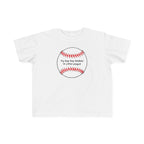 "My Pop Pop Peaked in Little League" - Toddler Baseball Shirt