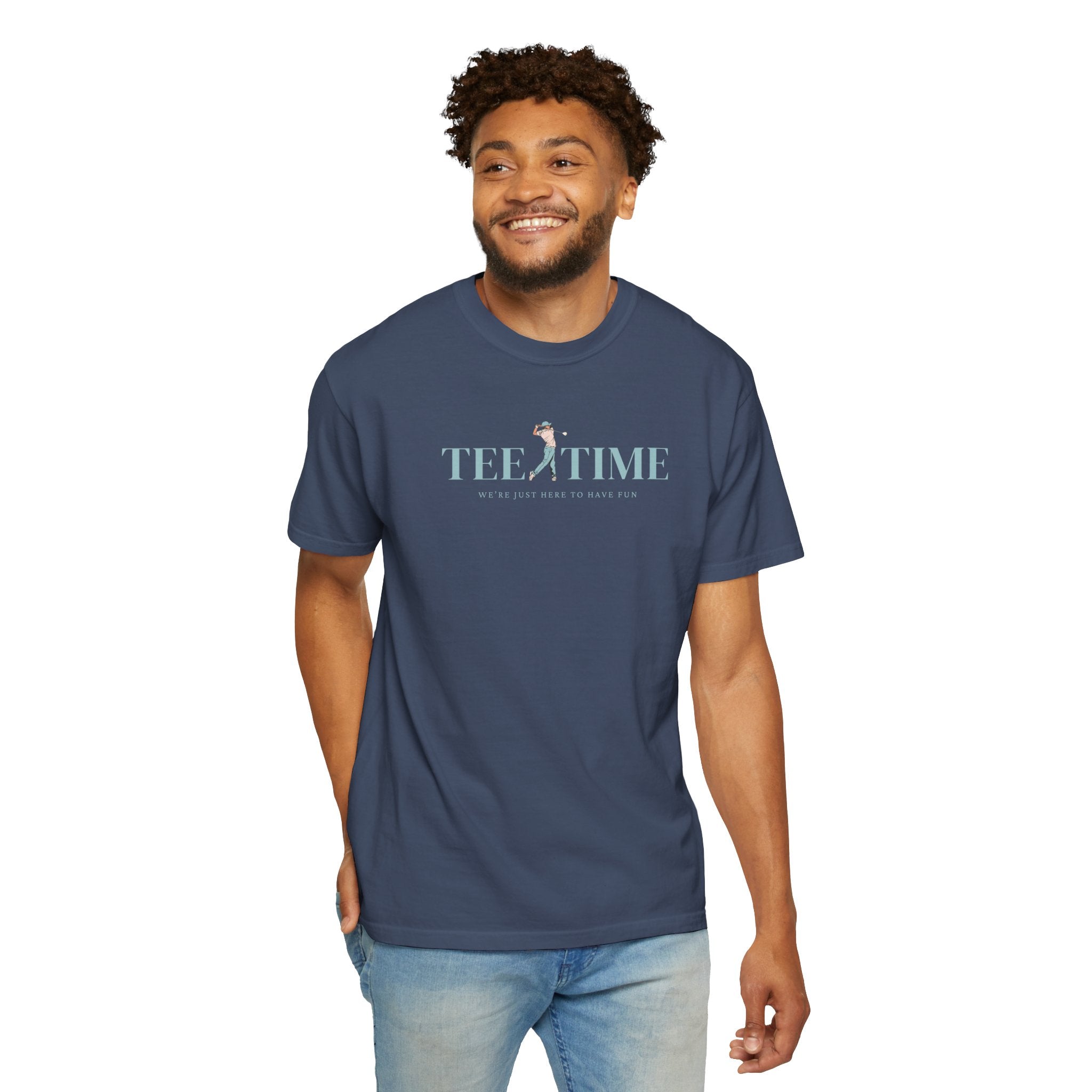 Tee Time: We're Just Here To Have Fun | Golf T Shirt