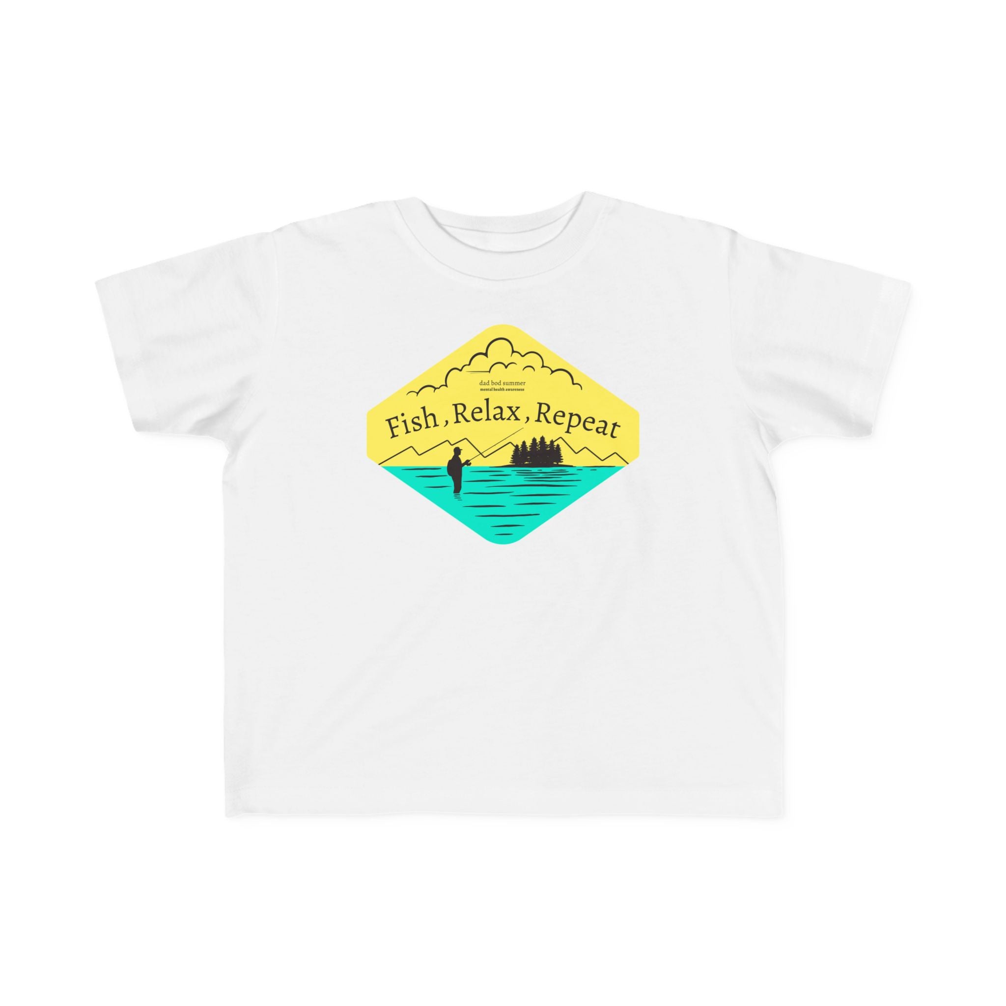 Fish Relax Repeat | Toddler Fishing Shirt