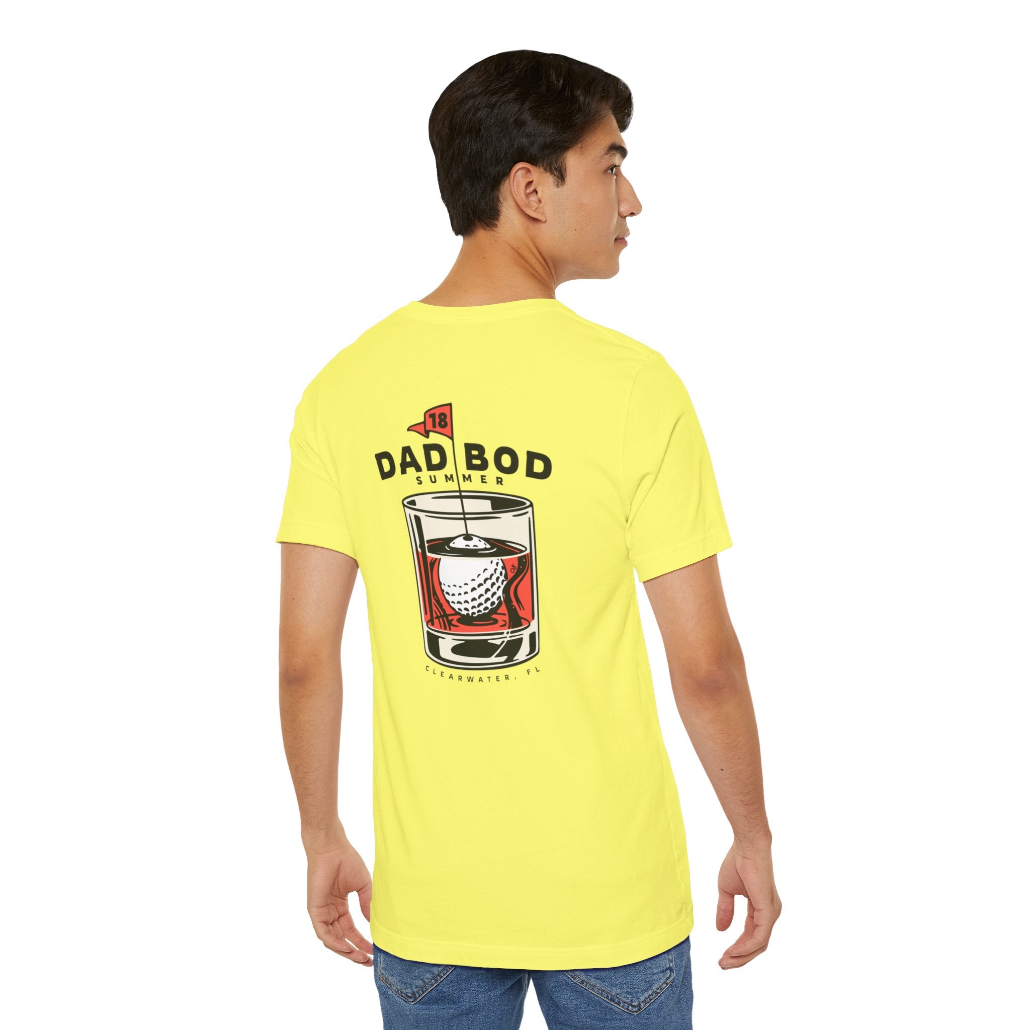 "Clearwater, Florida Golf Whiskey Glass" - Golf T Shirts