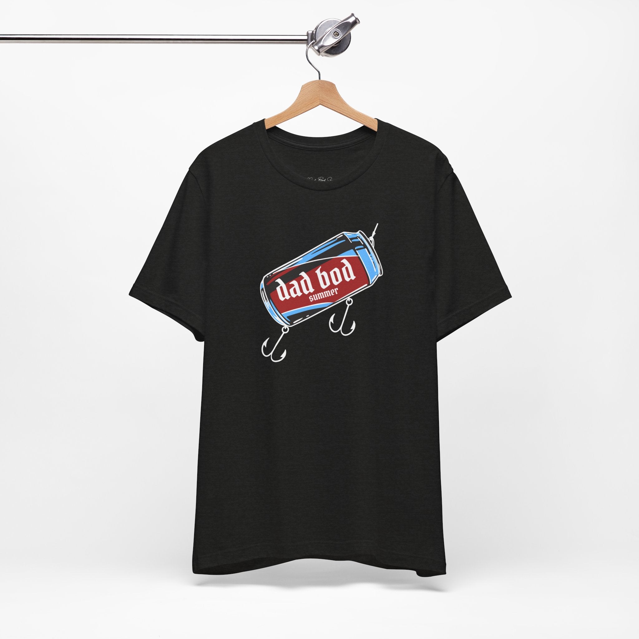 "Beer Can With Fishing Hooks" - Fishing T Shirts