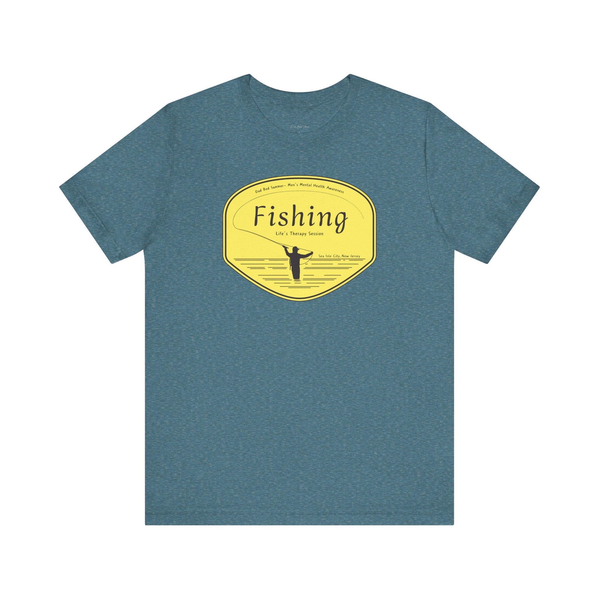 "A Therapy Session On The Water" - Fishing T Shirts