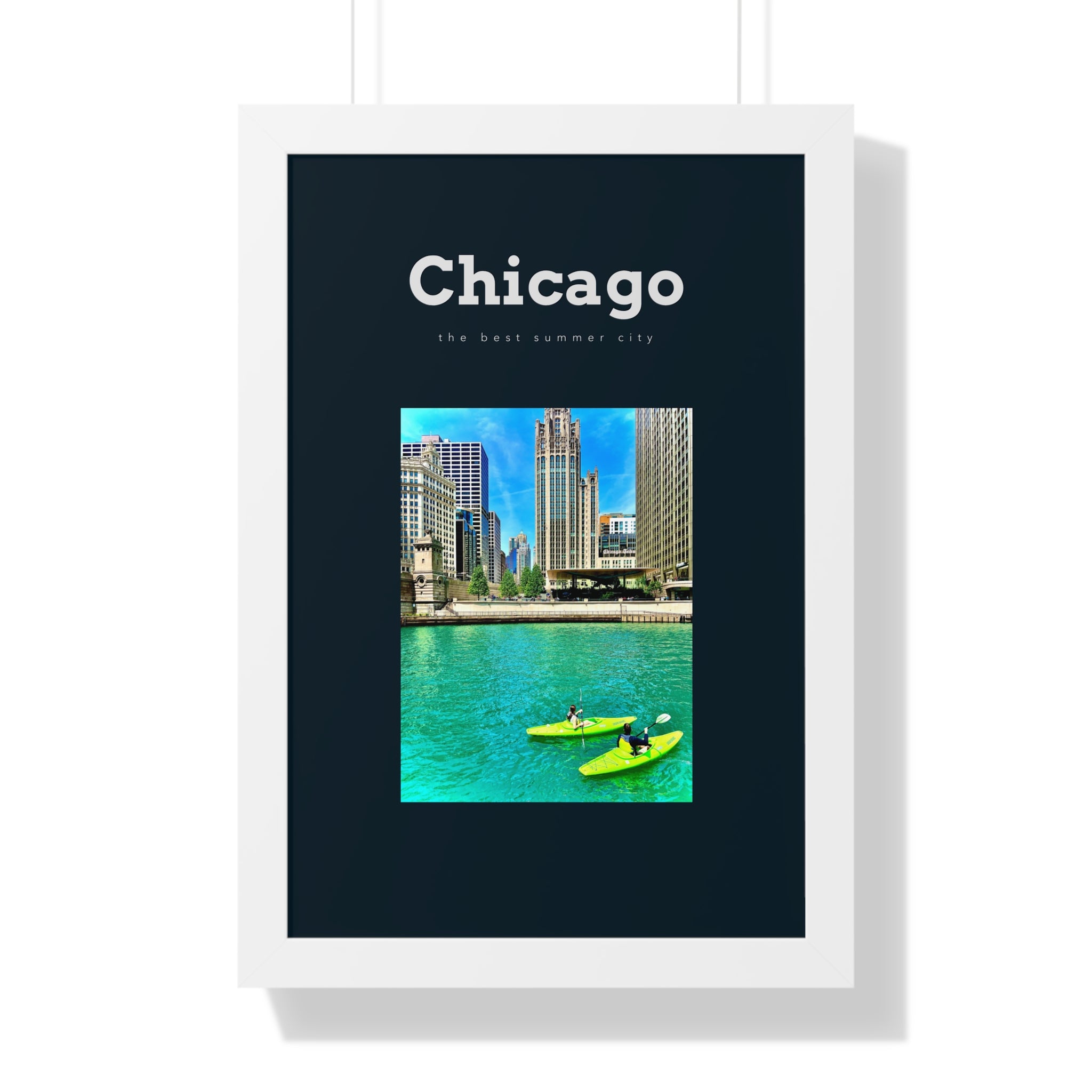 Chicago "The Best Summer City" - Chicago Wall Art - Chicago CIty Wall Art