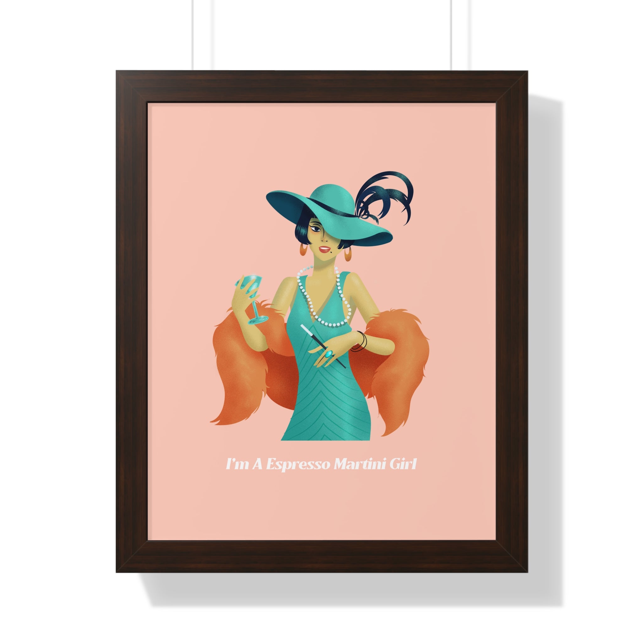 "I'm An Espresso Martini Girl" Espresso Martini Wall Art - Espresso Martini Art - Espresso Martini Clip Art