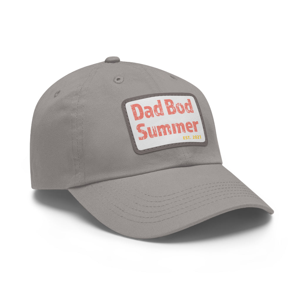 Dad Bod Summer Hat with Leather Patch - Dad Bod Summer