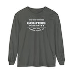 "Pebble Beach, Golfers Paradise" - Long Sleeve Golf Shirt