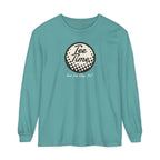 "Sea Isle City, Golf Tee Time" - Long Sleeve Golf Shirt