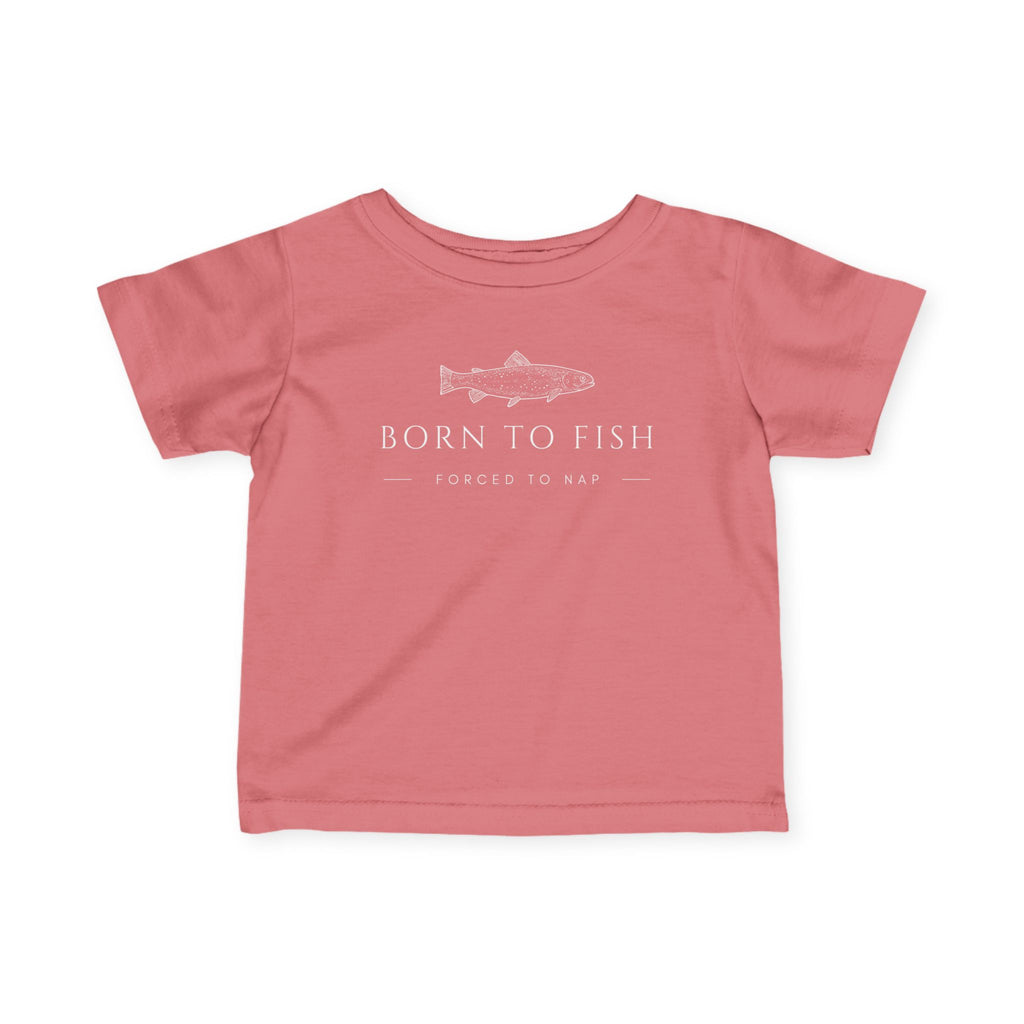 Born To Fish, Forced To Nap | Baby Fishing Shirts