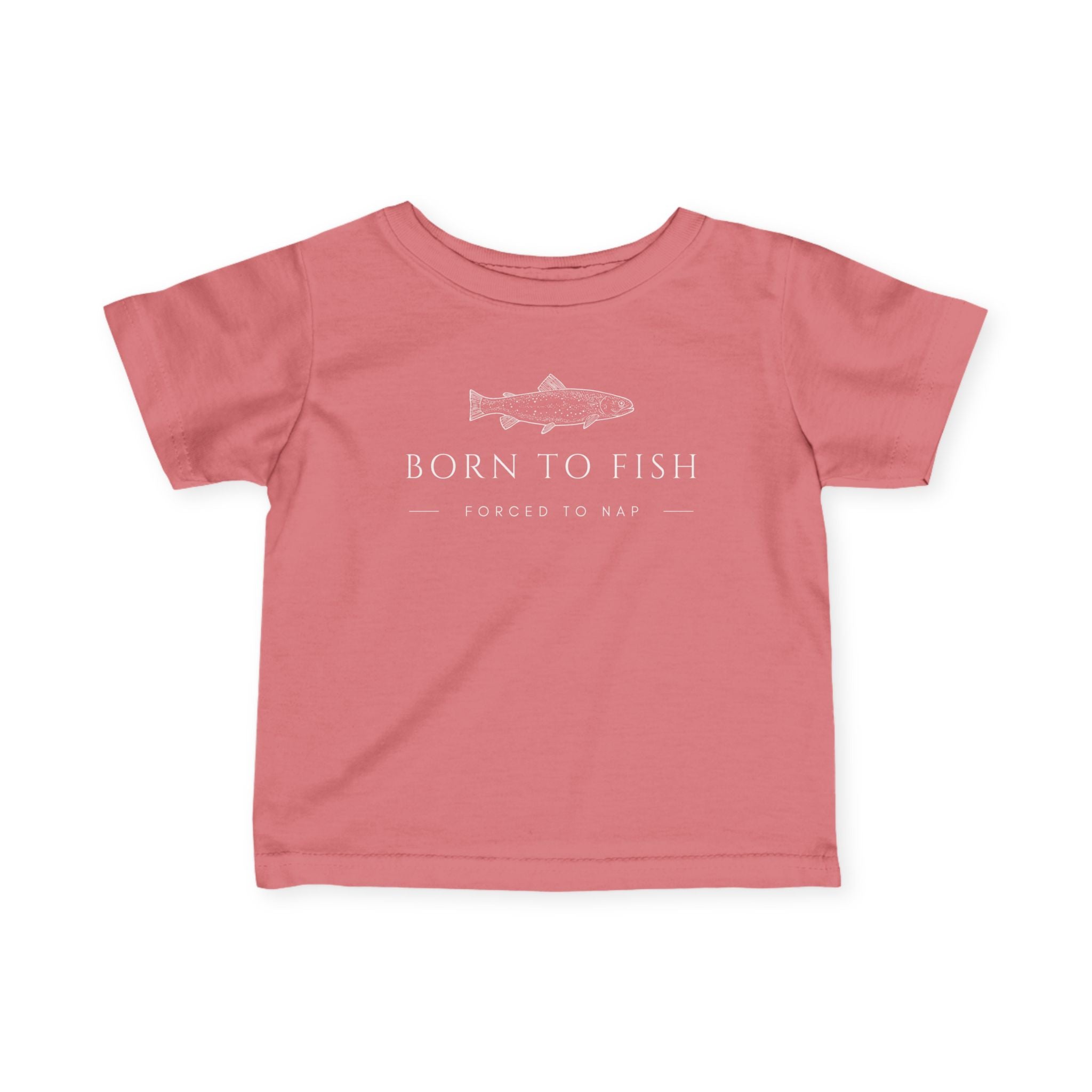 Born To Fish, Forced To Nap | Baby Fishing Shirts
