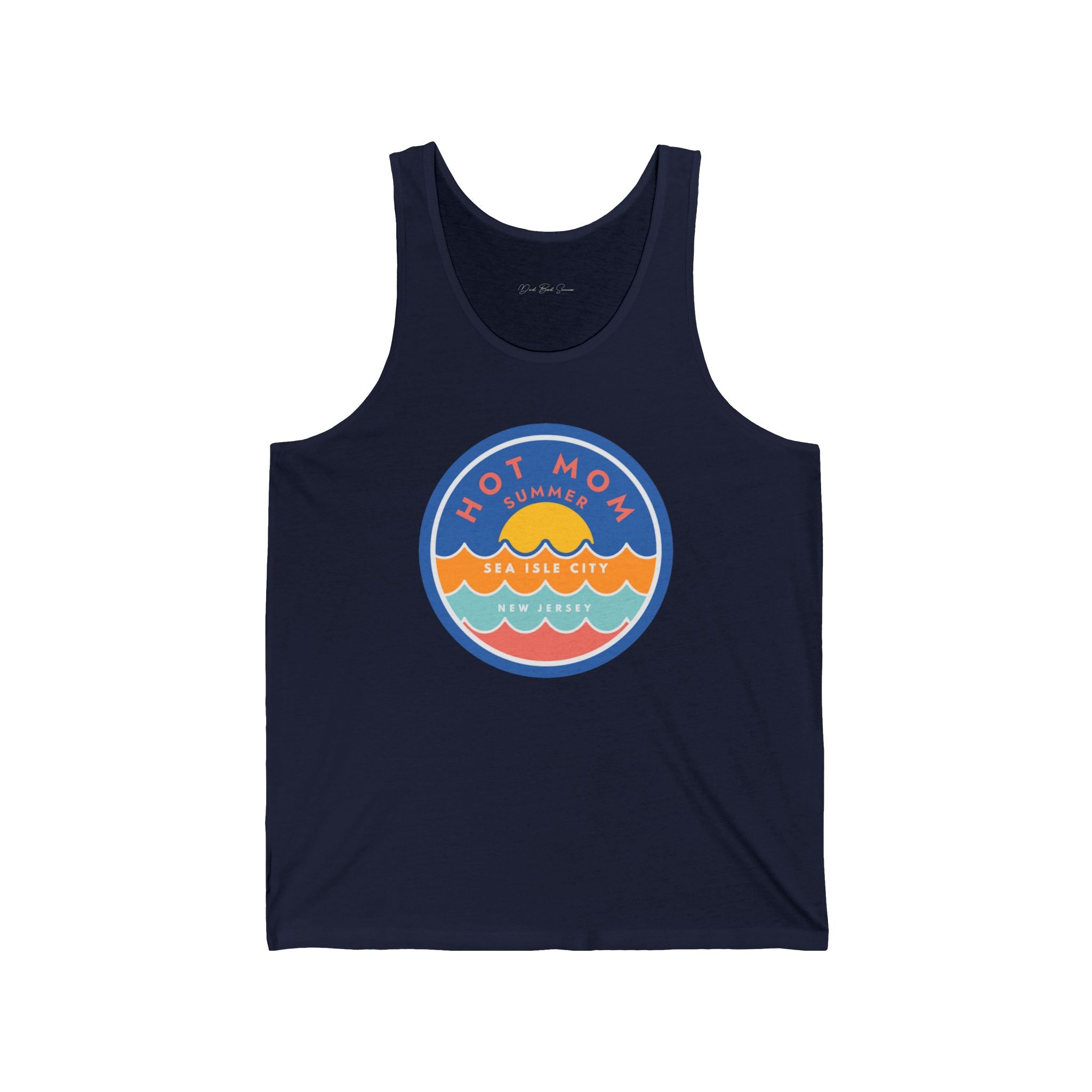 "Hot Mom Summer Beach Tank Top" - Ladies Tank Tops