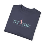 "Tee Time- Ladies Love Golf, Too" Ladies Golf Shirt