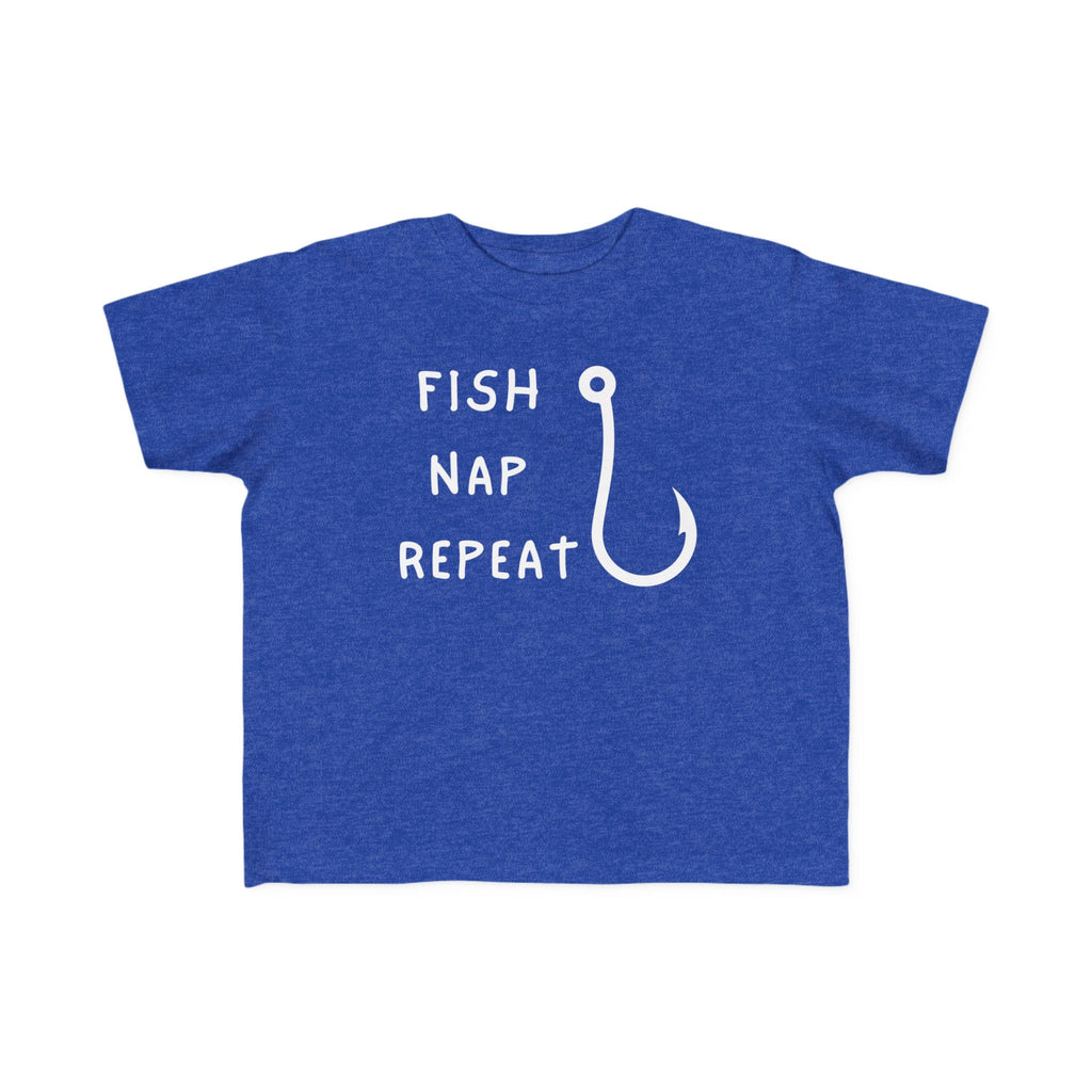 Fish, Nap, Repeat | Toddler Fishing Shirt
