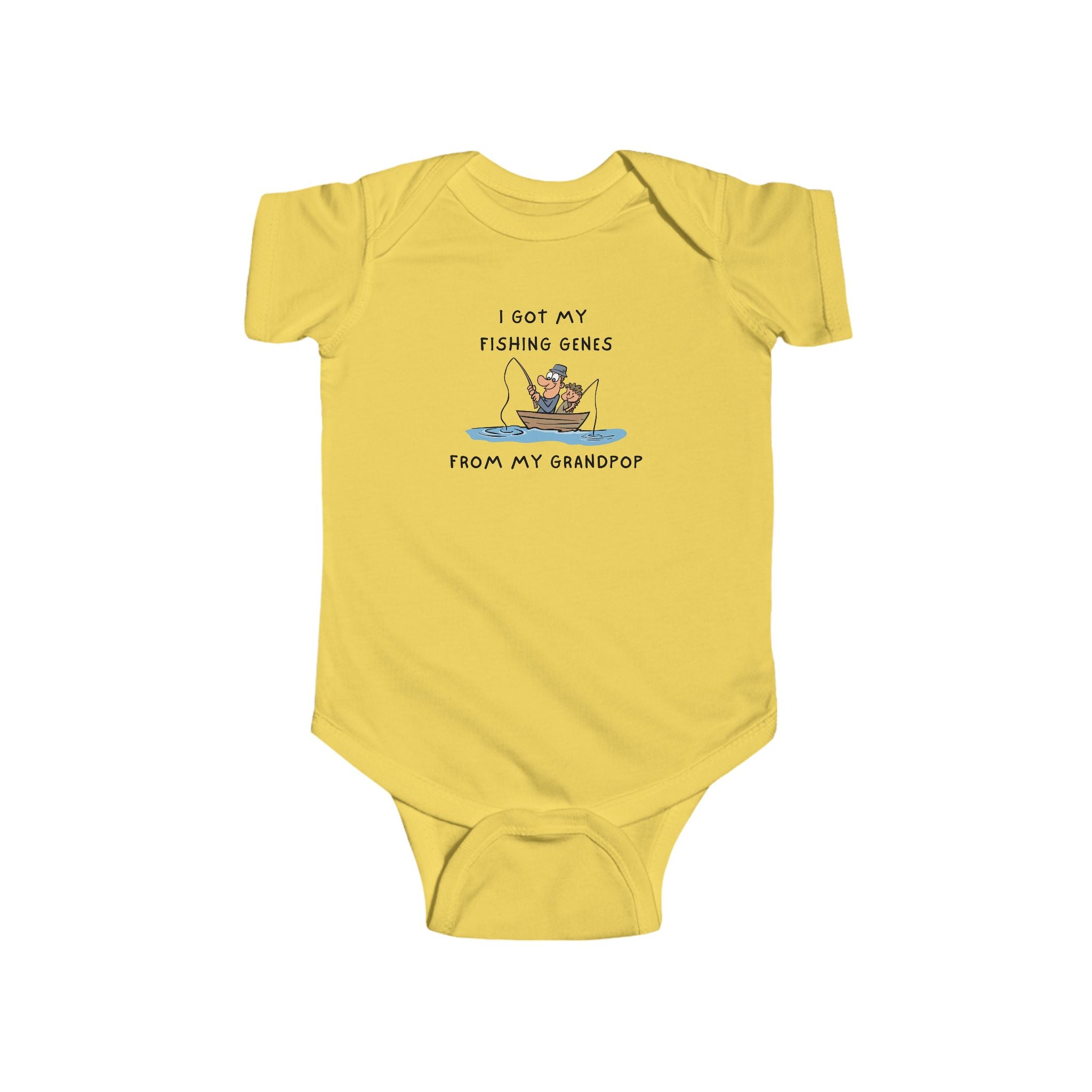 I Got My Fishing Genes From My Grandpop | Fishing Onesie