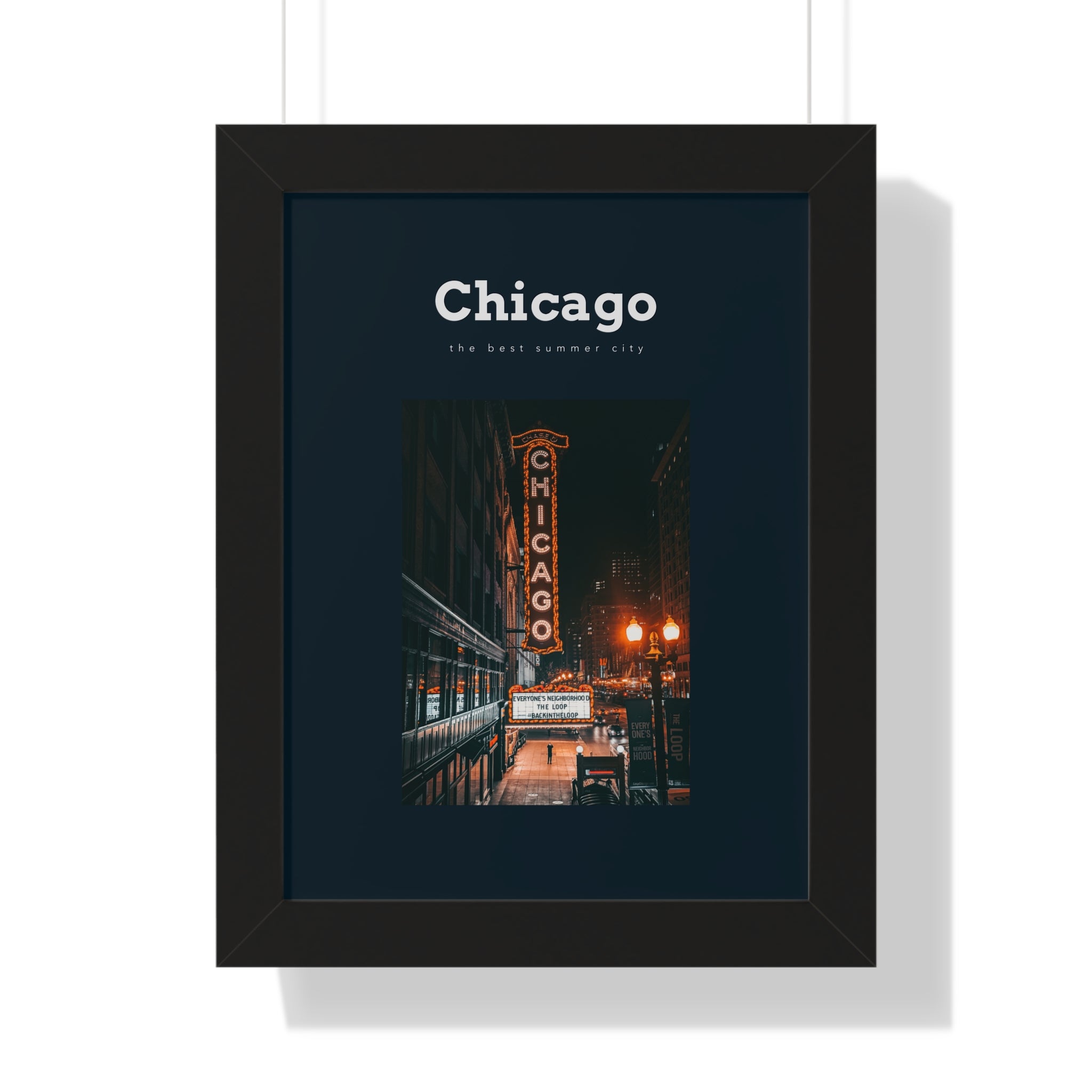 "The Best Summer City" - Chicago Wall Art - Chicago CIty Wall Art