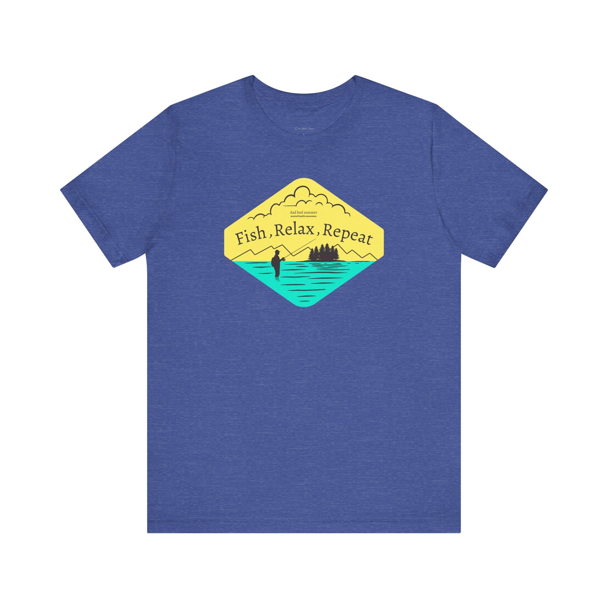 "Fish, Relax, Repeat" - Fishing T Shirts
