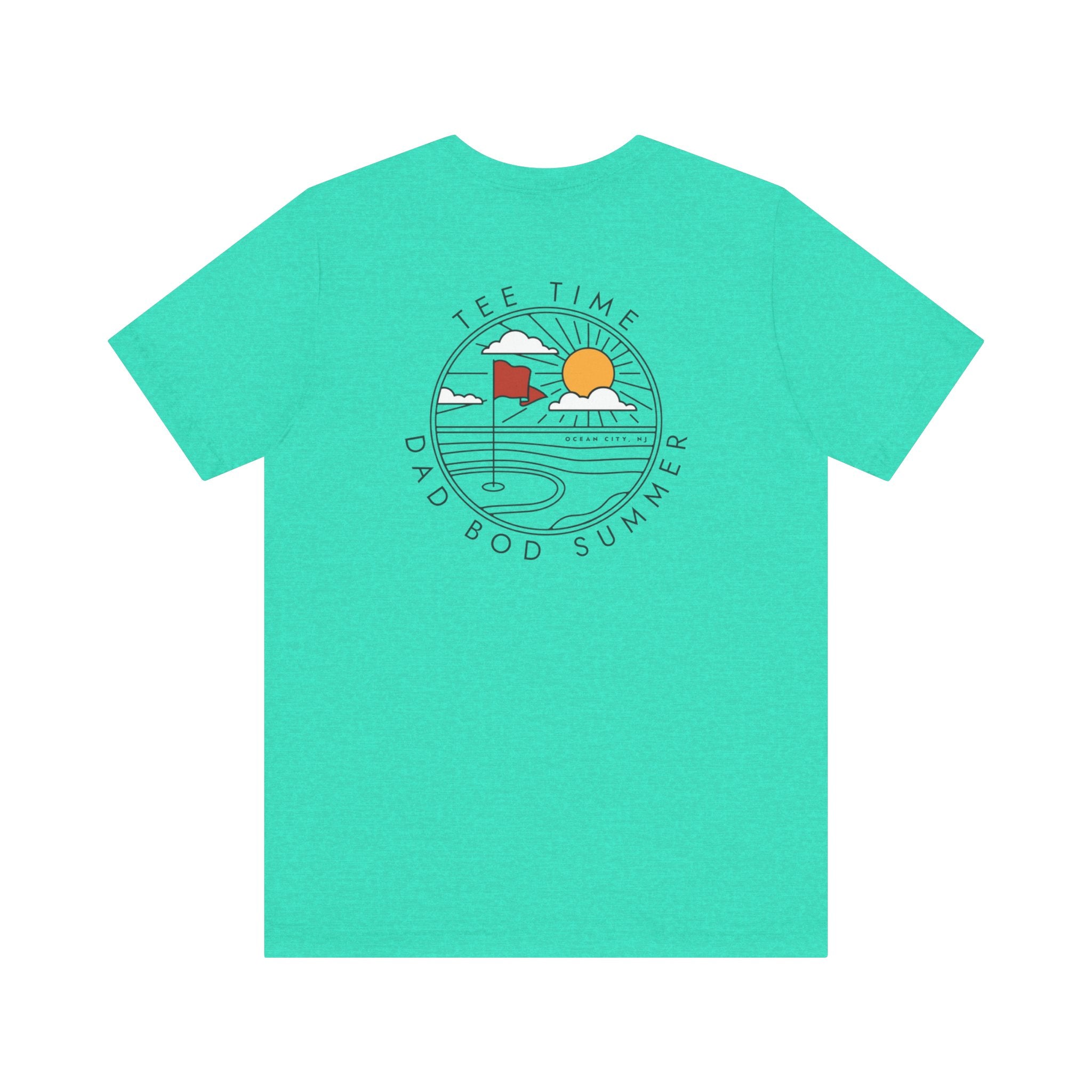 "Ocean City, New Jersey Tee Time" - Golf T Shirts