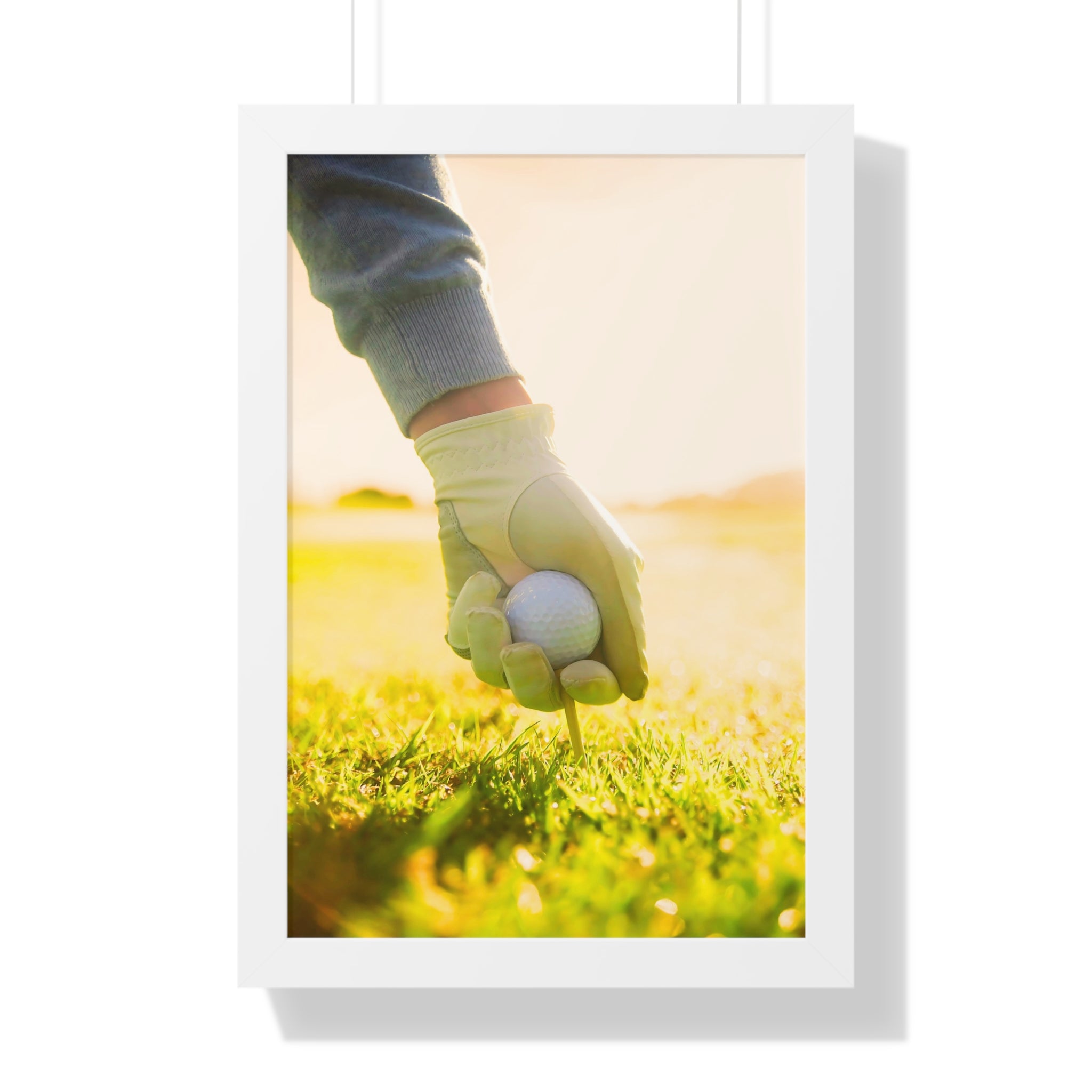 "First Shot Of The Day" - Golf Wall Art