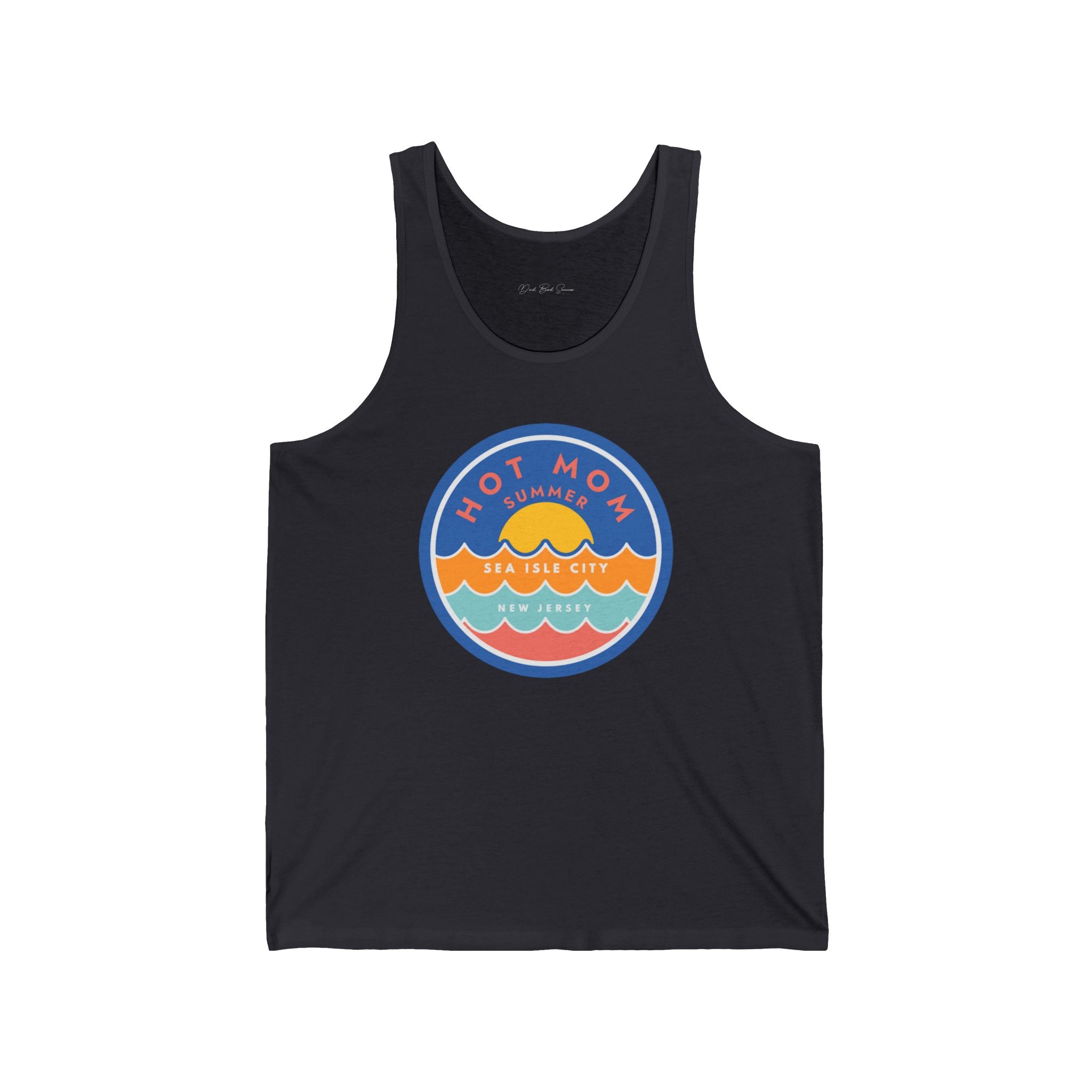 "Hot Mom Summer Beach Tank Top" - Ladies Tank Tops