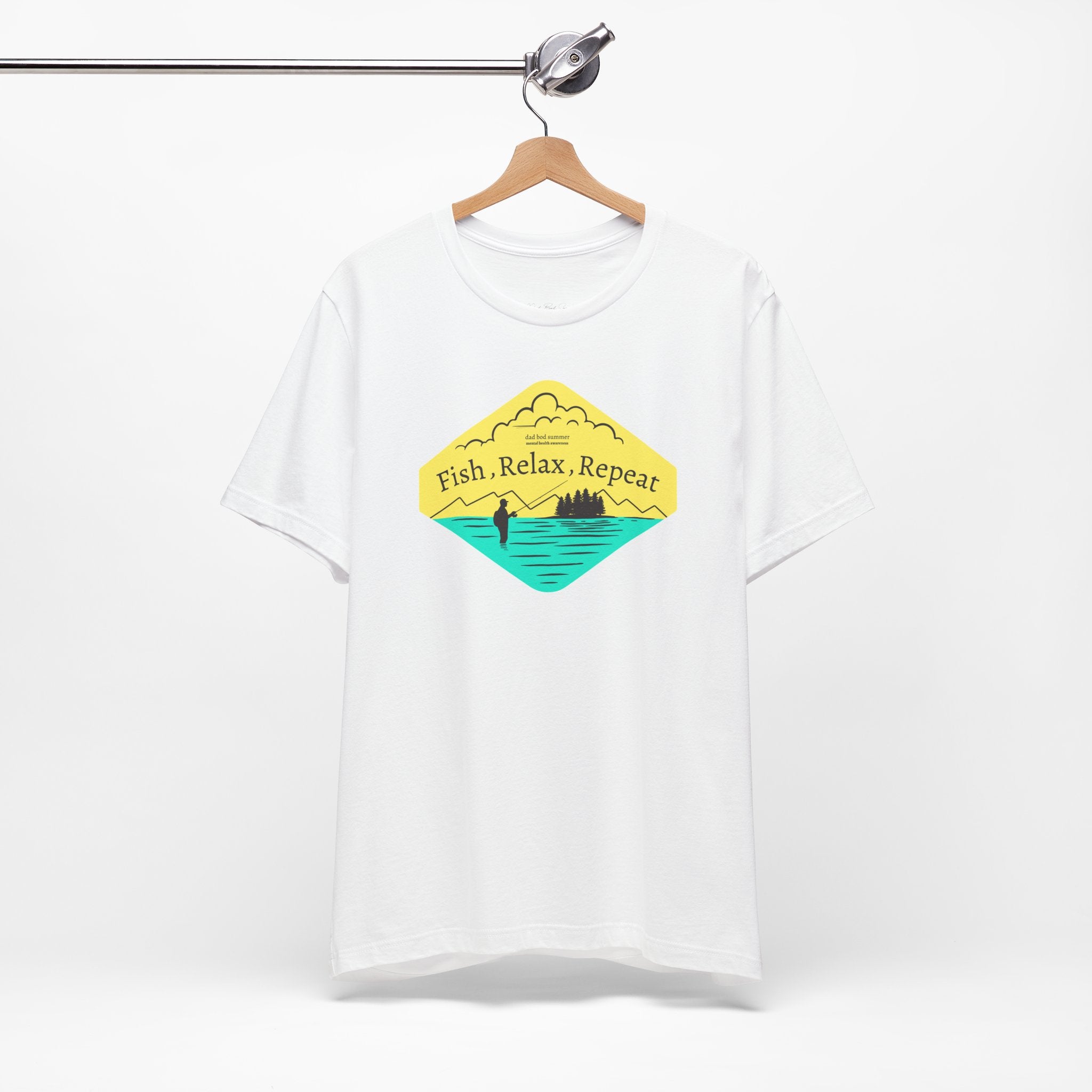 "Fish, Relax, Repeat" - Fishing T Shirts