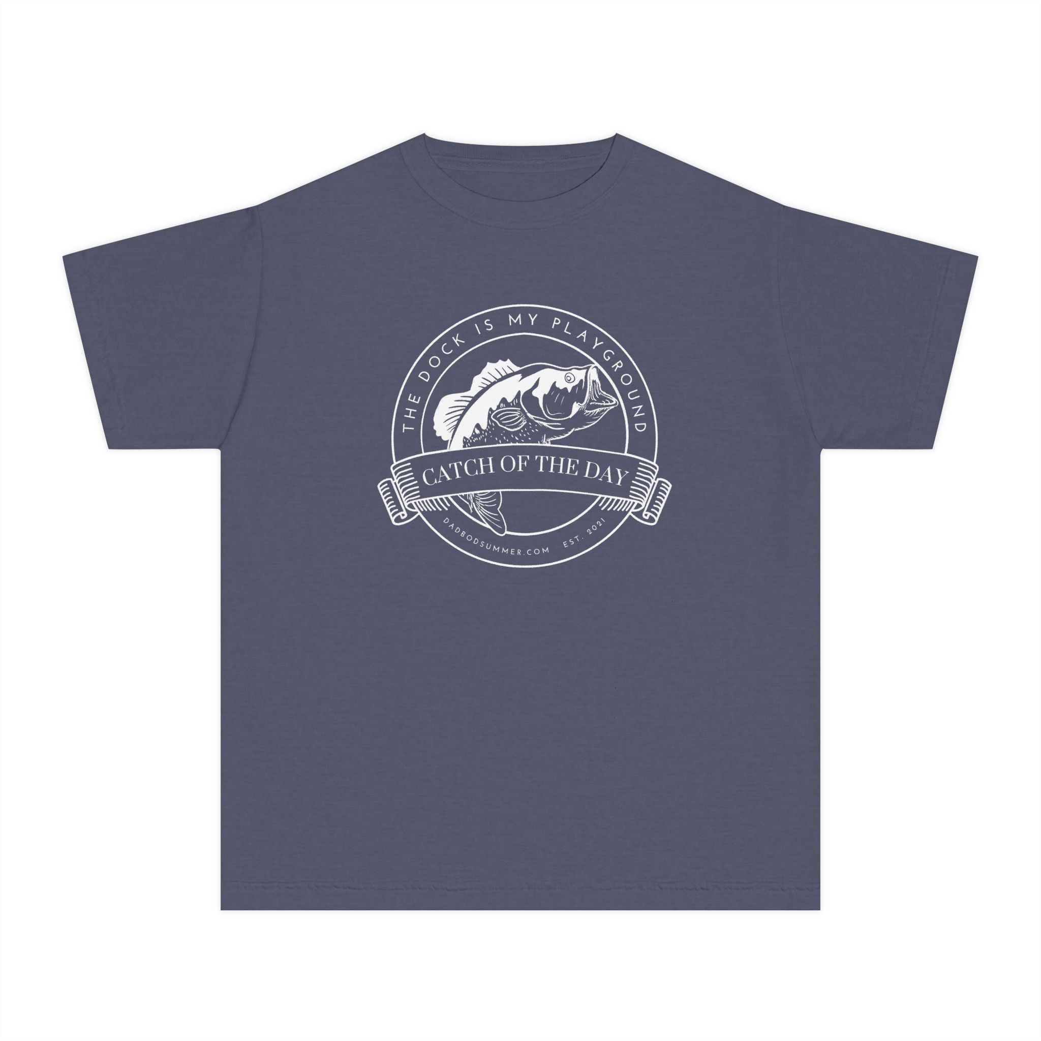 The Dock Is My Playground | Kids Fishing Shirt