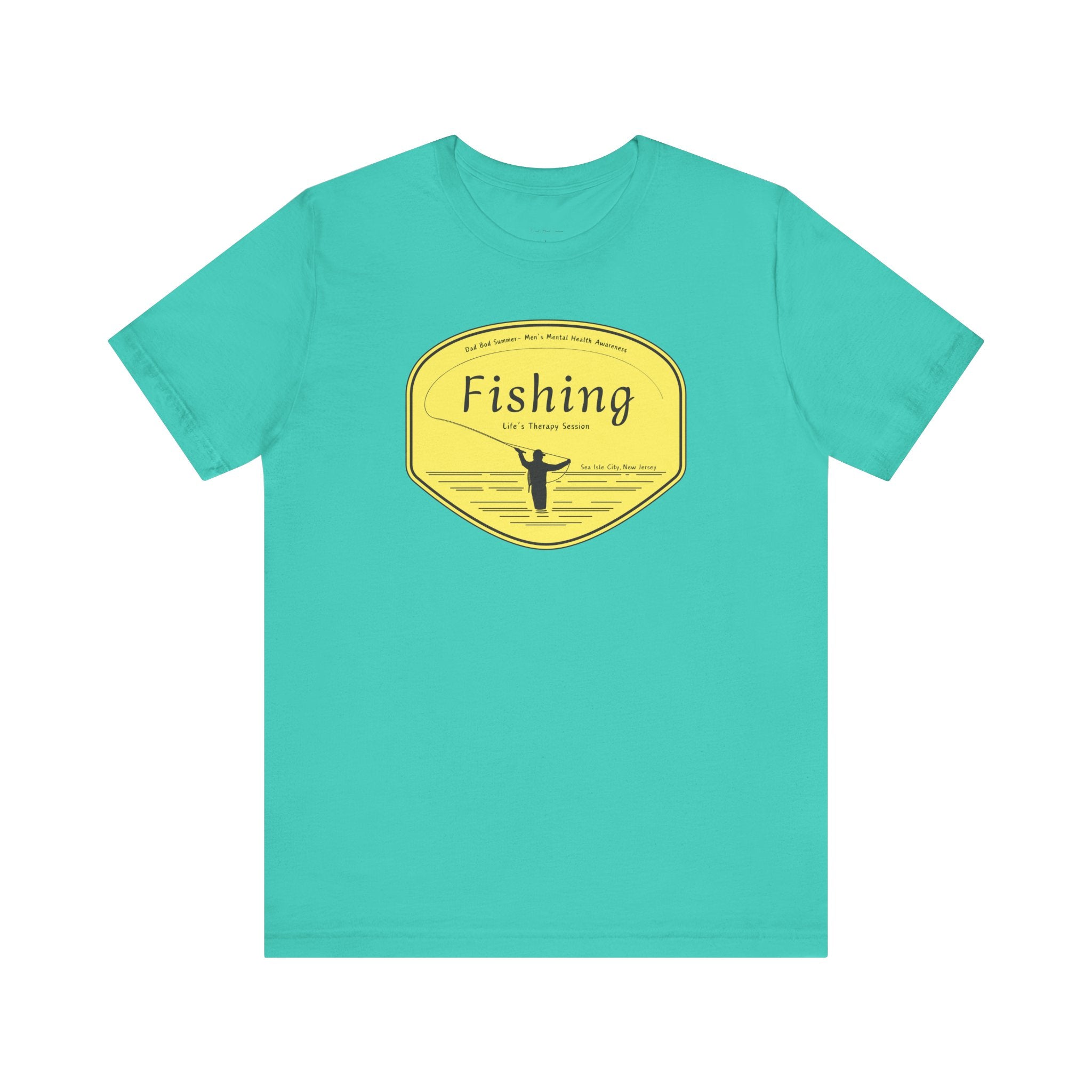 "A Therapy Session On The Water" - Fishing T Shirts