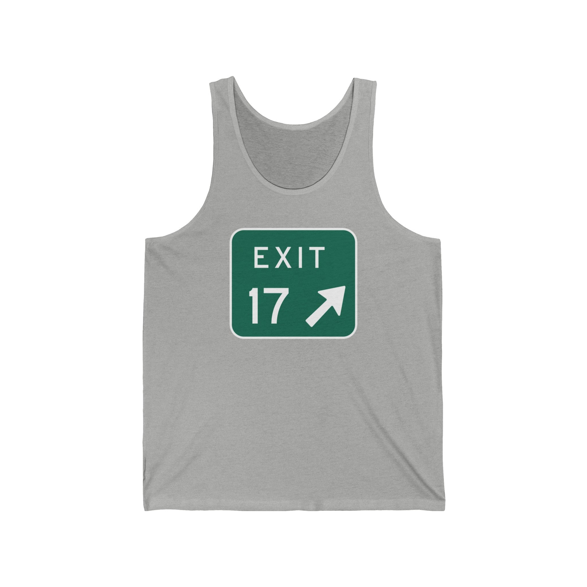 "Sea Isle City, Exit 17 Tank Top" - Beach Tank Top
