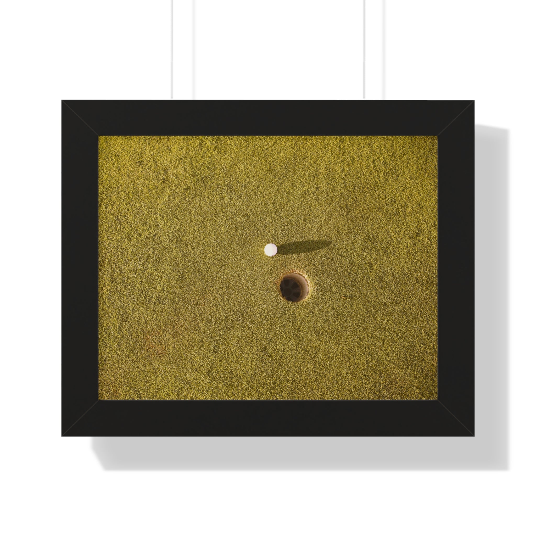 "Inches Away Golf Shot" - Golf Wall Art