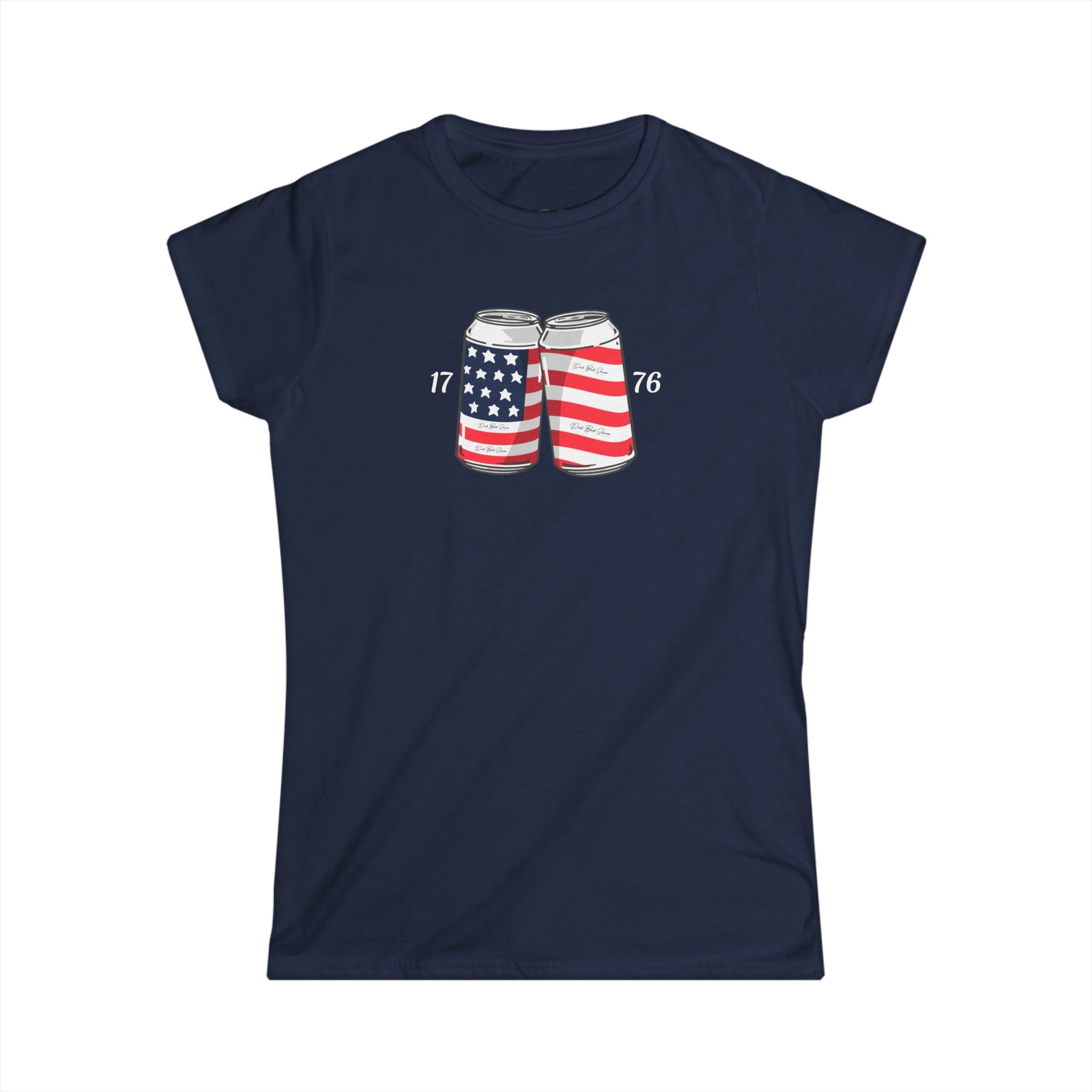 "1776 America Beer Can" Americana Women's Shirt, 1776 Shirts