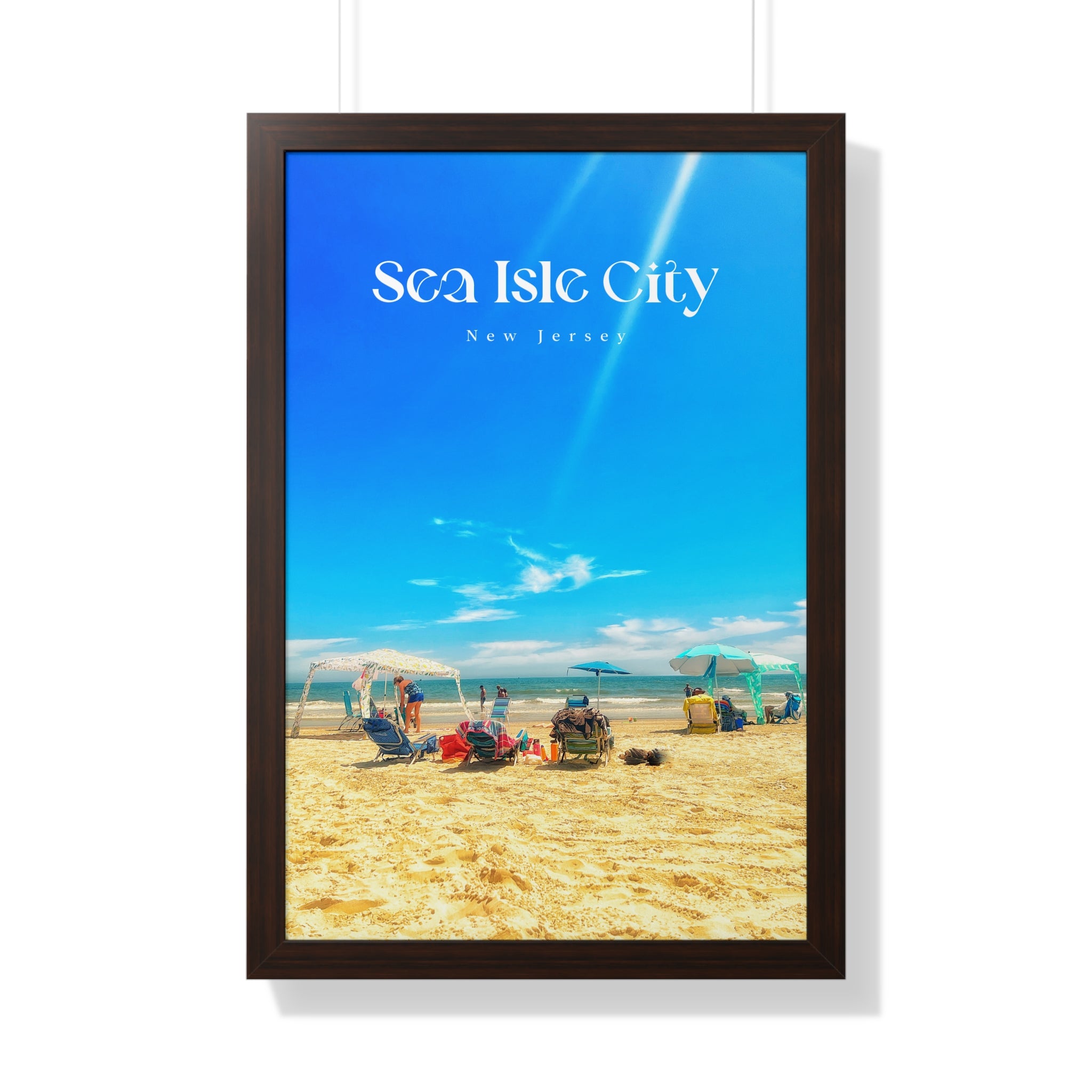 Sea Isle City Wall Art - Beach House Wall Art - Beach Wall Art - Sea Isle City