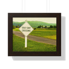 "Golf Cart Crossing" - Golf Wall Art