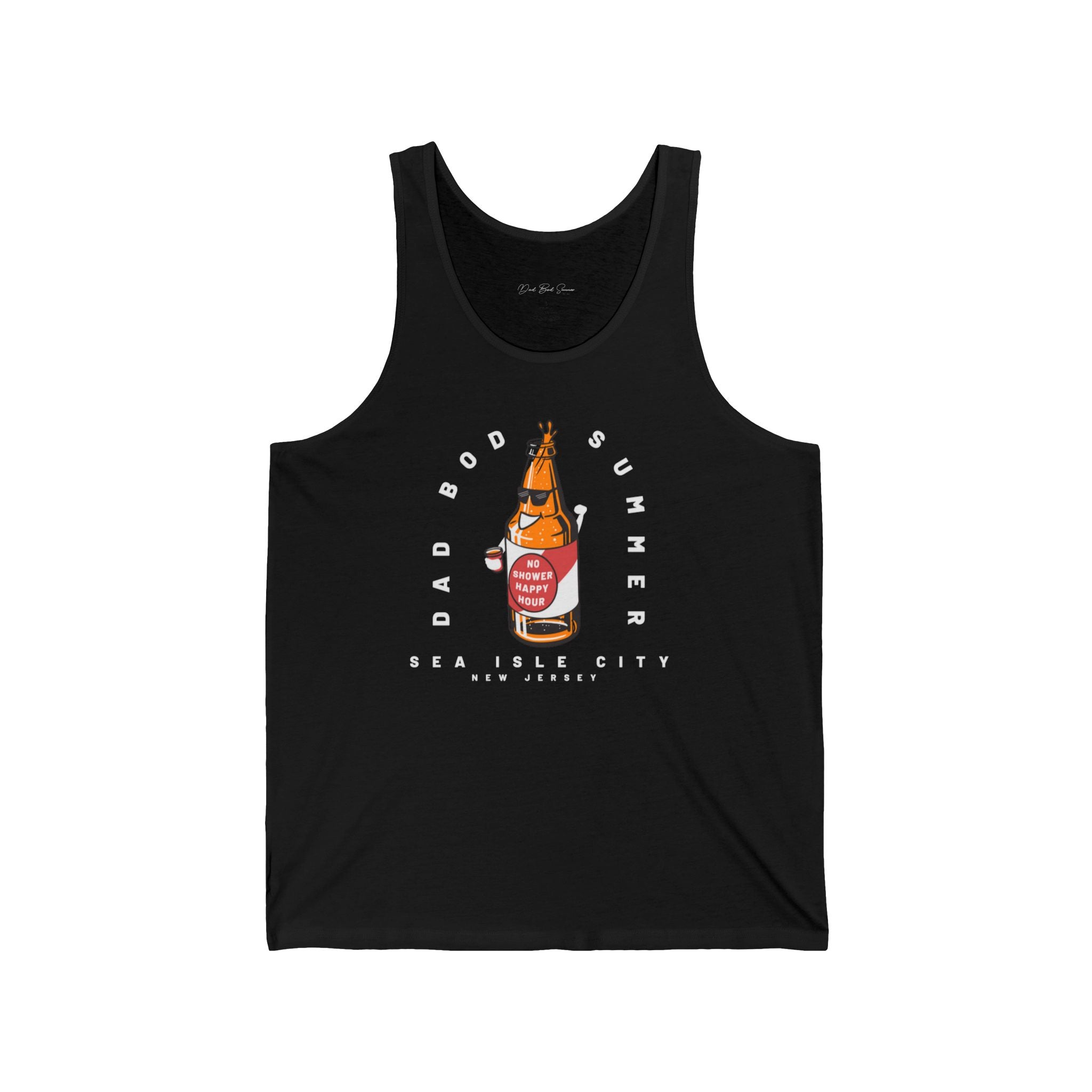 "No Shower Happy Hour in Sea Isle City" - Beach Tank Tops