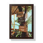 "Love Golf Sign at Tiki Bar" - Golf Wall Art