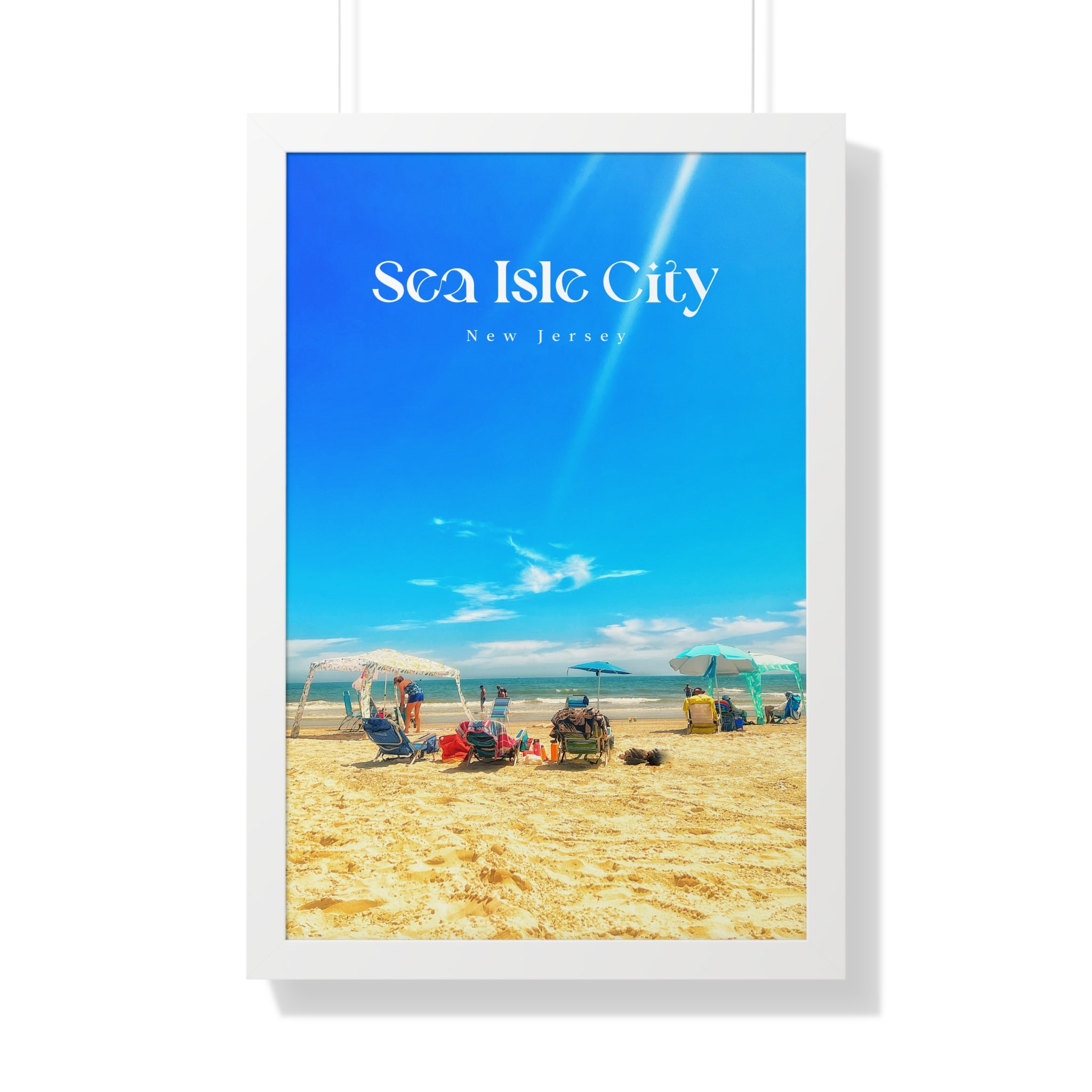 Sea Isle City Wall Art - Beach House Wall Art - Beach Wall Art - Sea Isle City