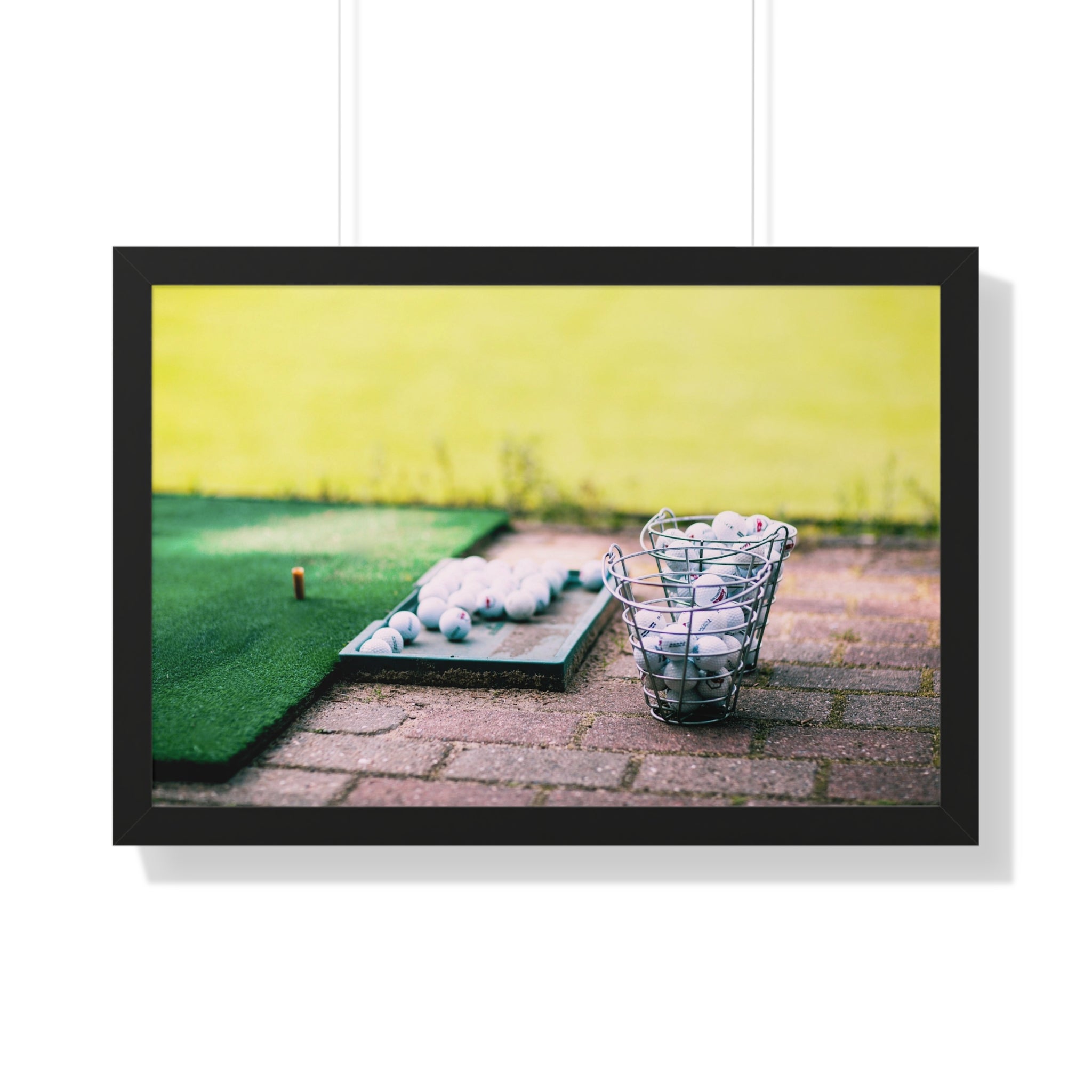 "A Day At The Driving Range" - Golf Wall Art