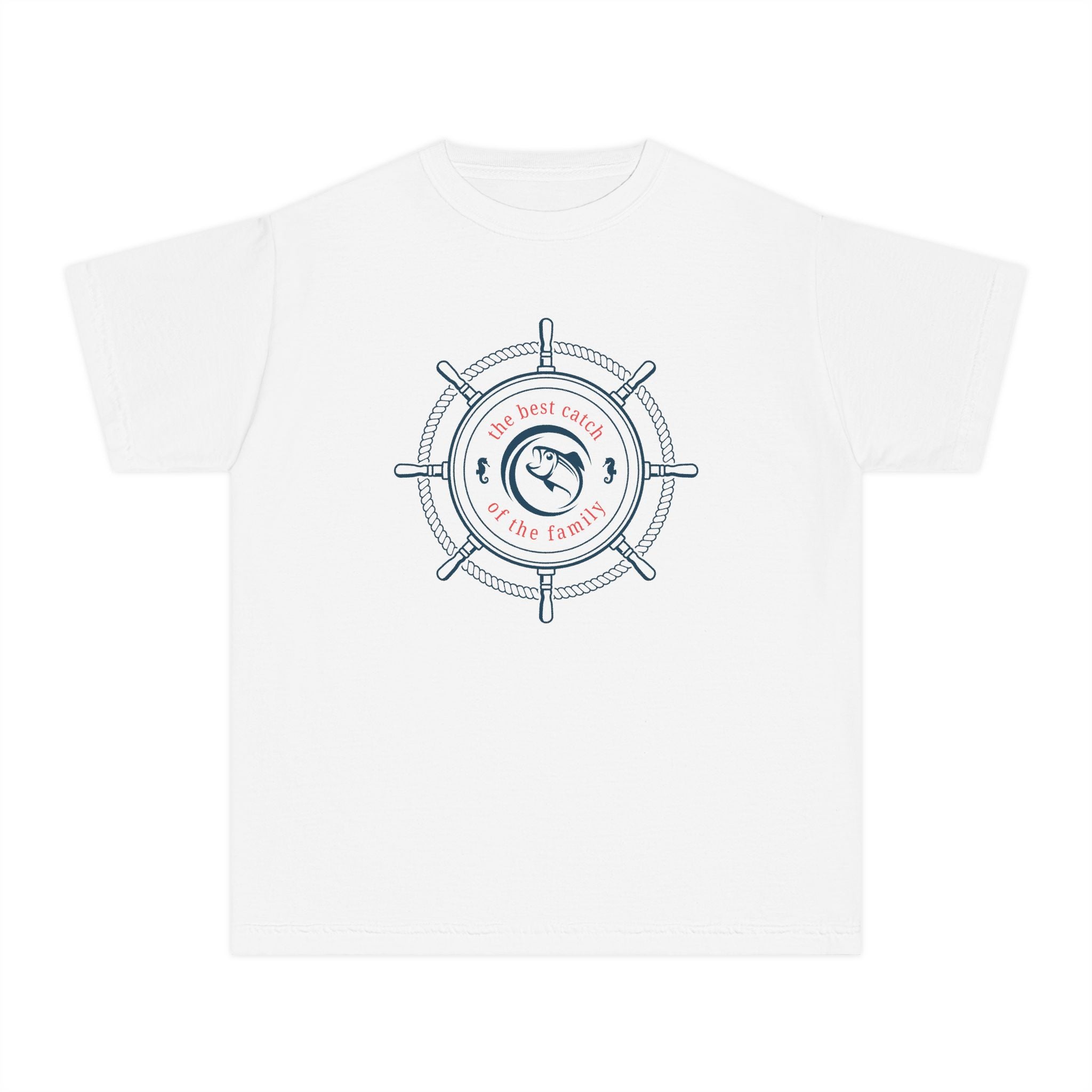 The Best Catch Of The Family | Kids Fishing Shirt