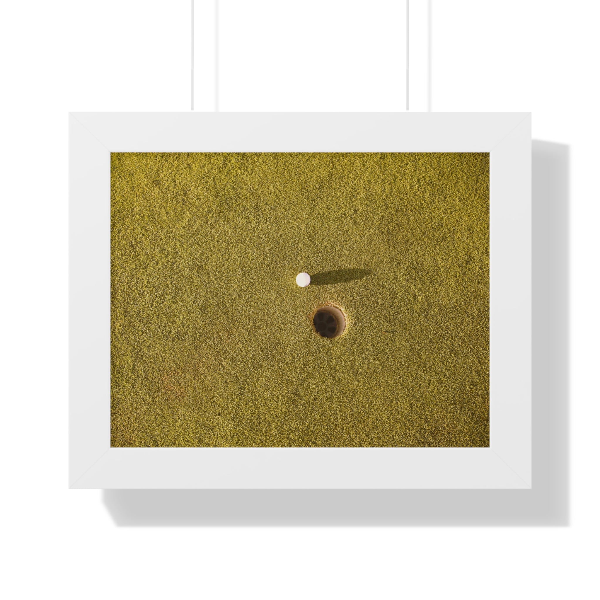 "Inches Away Golf Shot" - Golf Wall Art