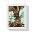 "Love Golf Sign at Tiki Bar" - Golf Wall Art