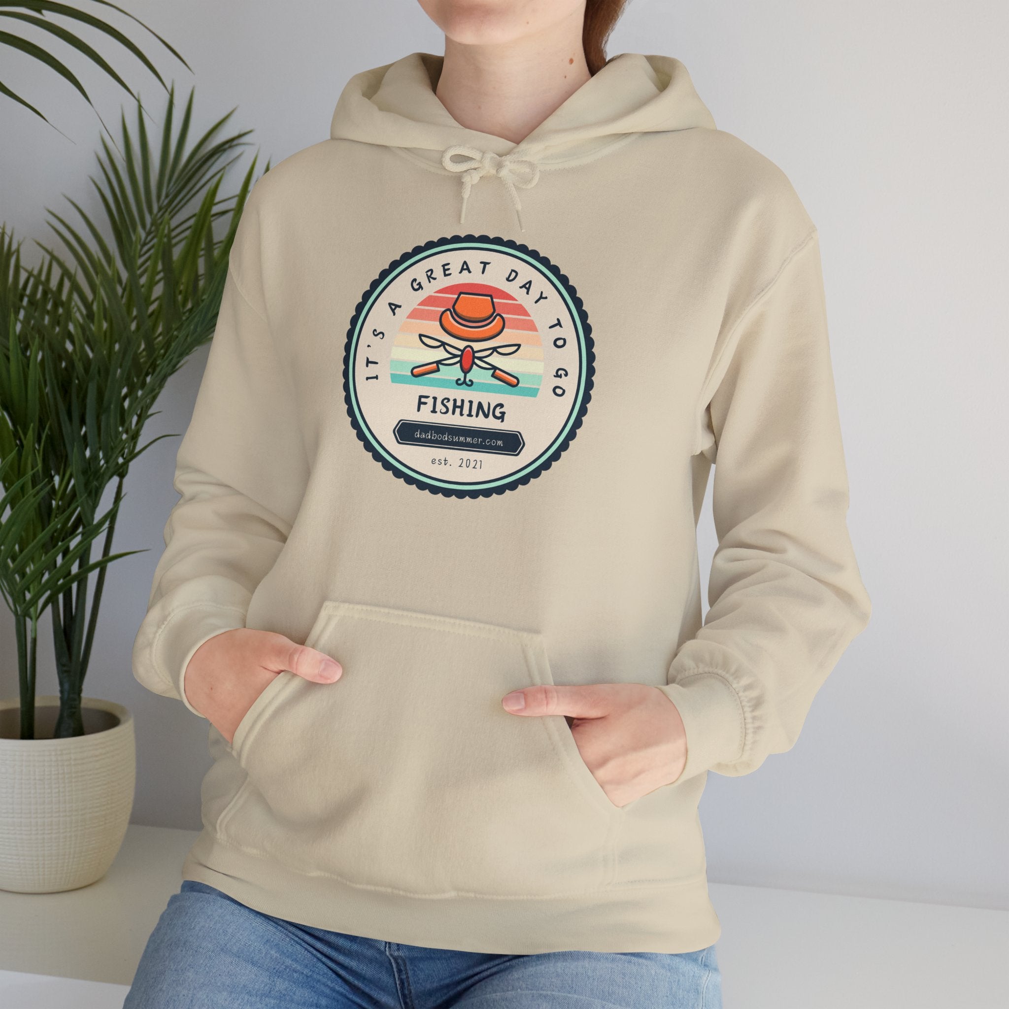 "It's A Great Day To Go Fishing" - Fishing Hoodie