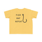 Fish, Nap, Repeat | Toddler Fishing Shirt