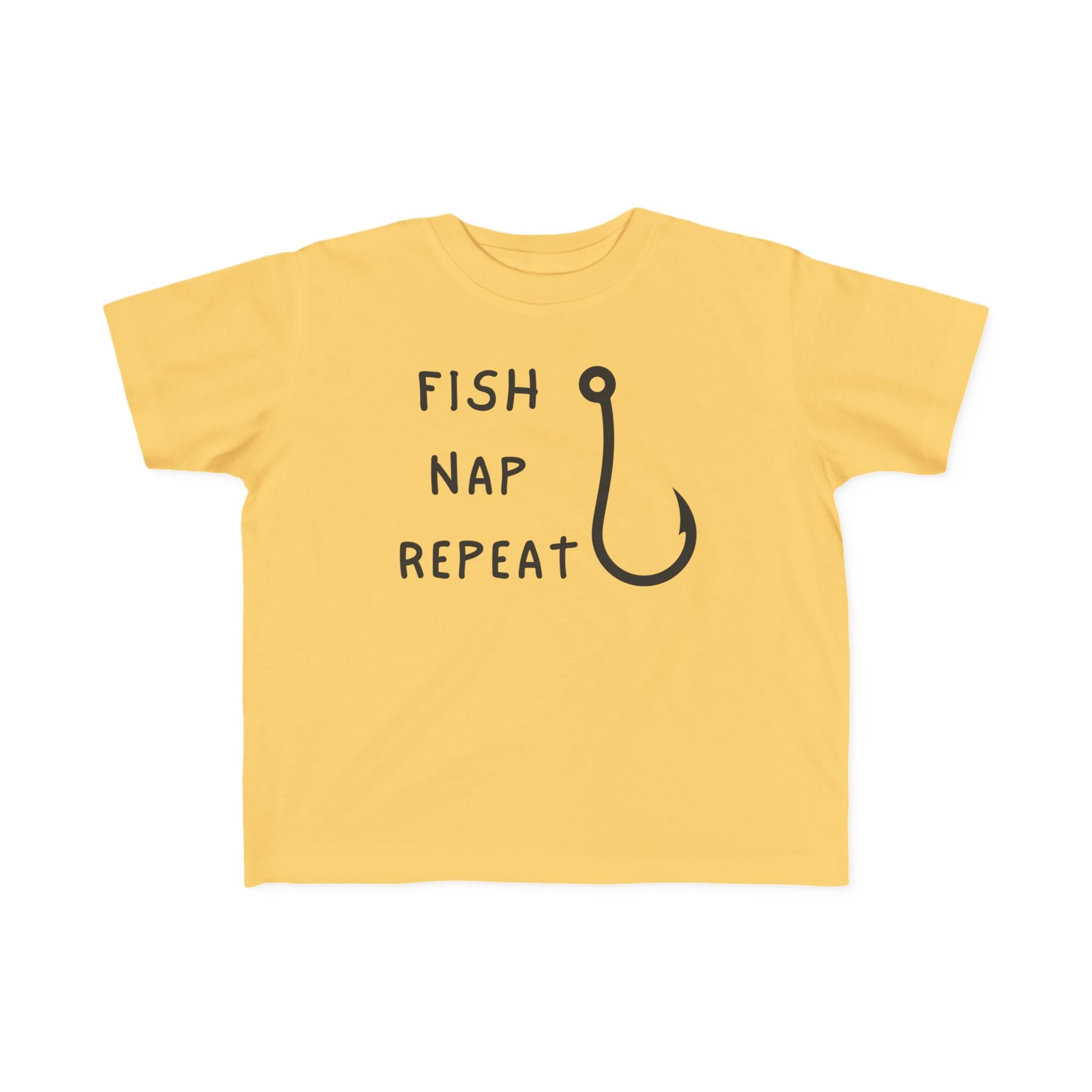 Fish, Nap, Repeat | Toddler Fishing Shirt
