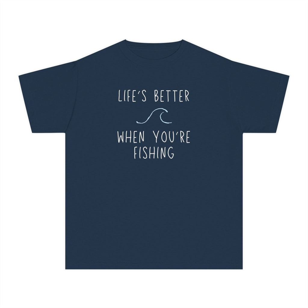 Life's Better When You're Fishing | Kids Fishing Shirt