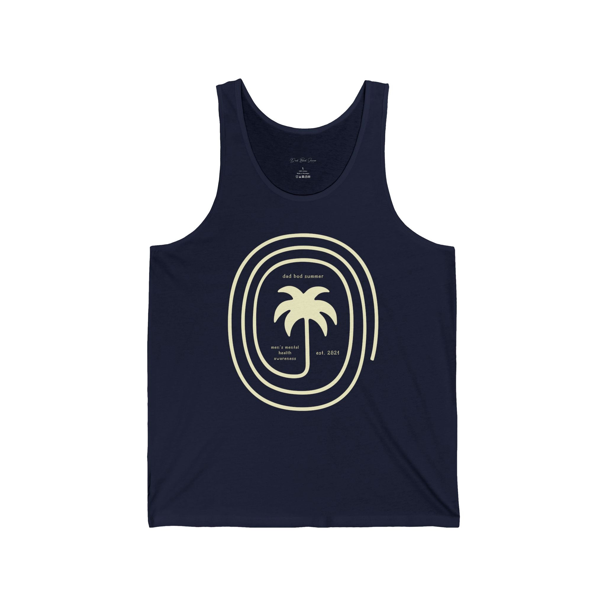 "Palm Trees Tank Top" - Men's Tank Top