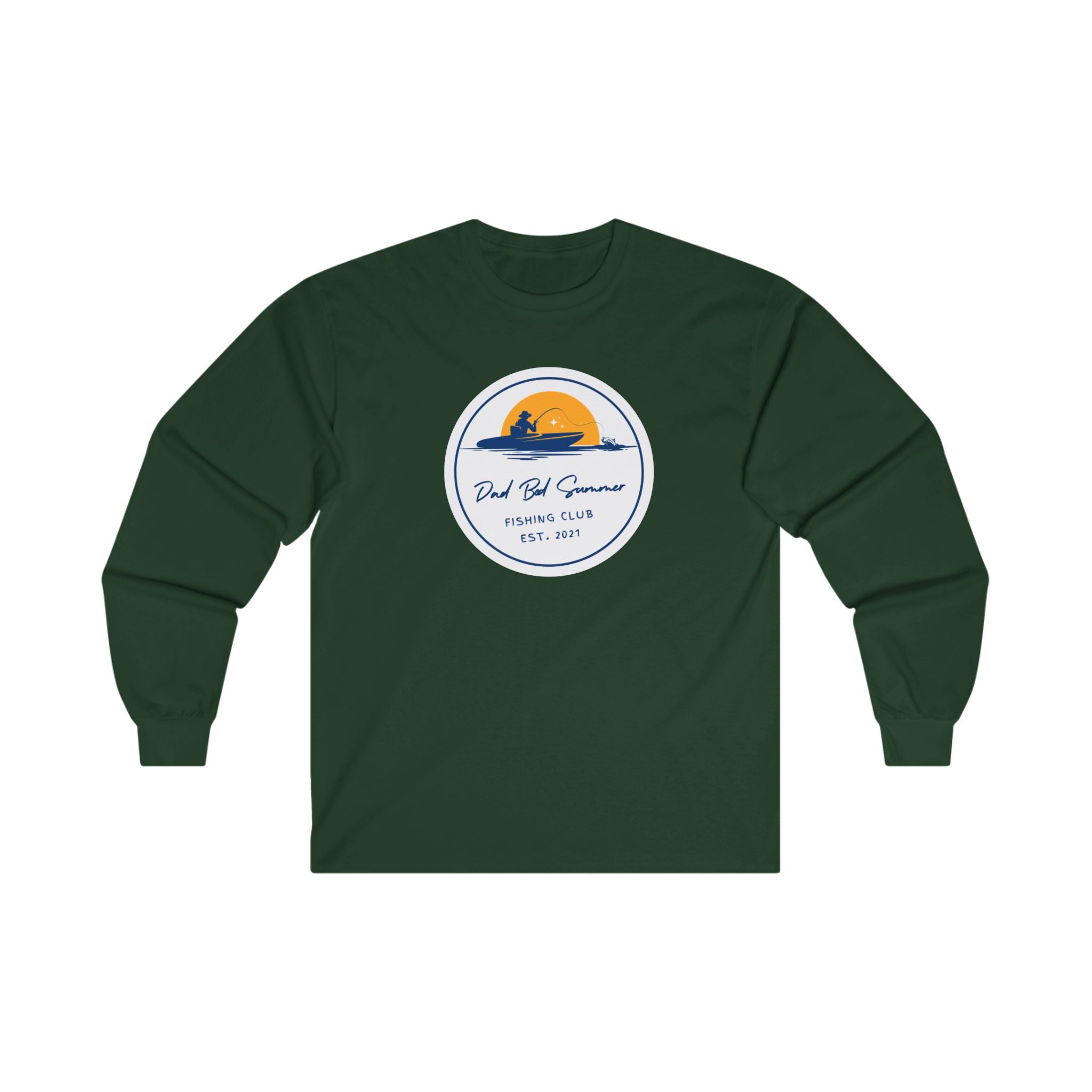 "Dad Bod Summer Fishing Club"- Long Sleeve Fishing Shirts