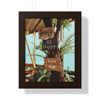 "Love Golf Sign at Tiki Bar" - Golf Wall Art