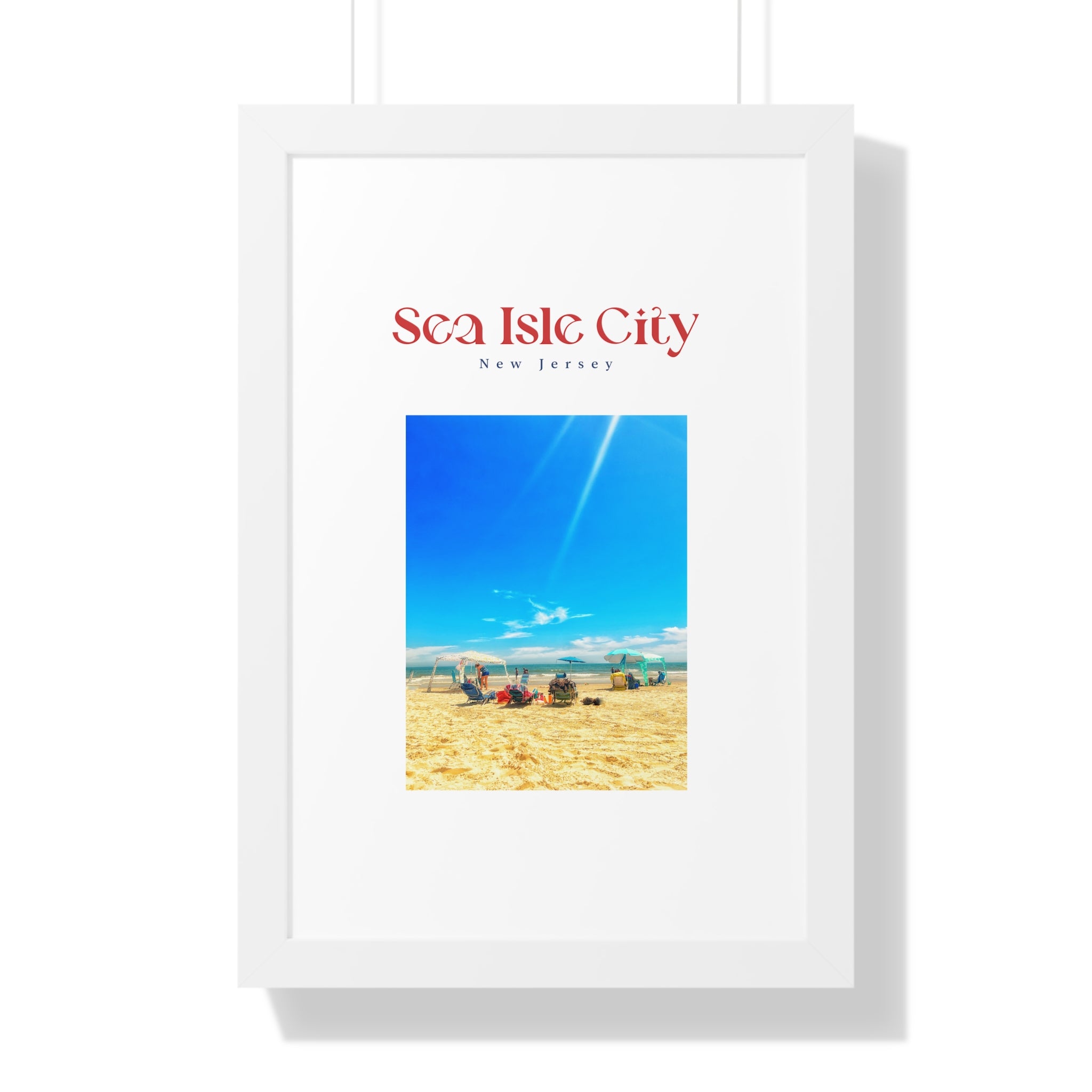 45th Street Beach - Sea Isle City Wall Art - Beach House Wall Art - Sea Isle City