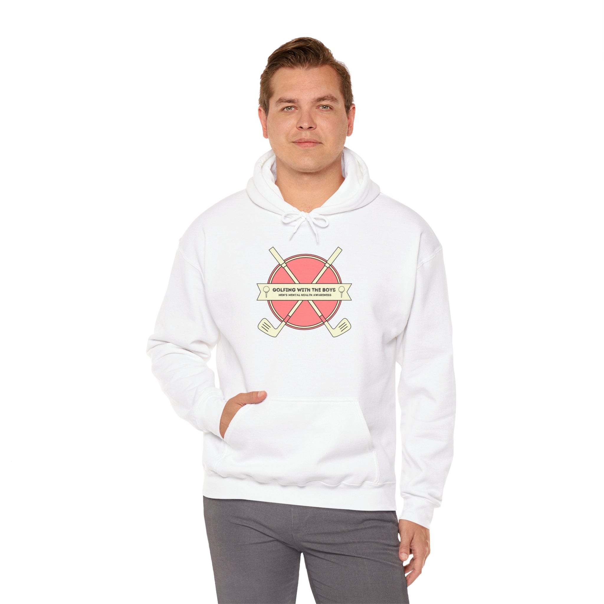 "Golfing With The Boys, Mental Health Support" - Golf Hoodie