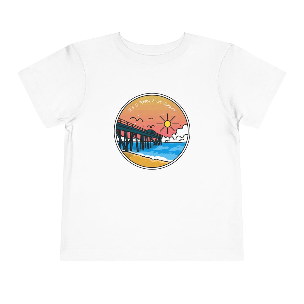 Toddler "Jersey Shore Summer" Short Sleeve Tee - Dad Bod Summer